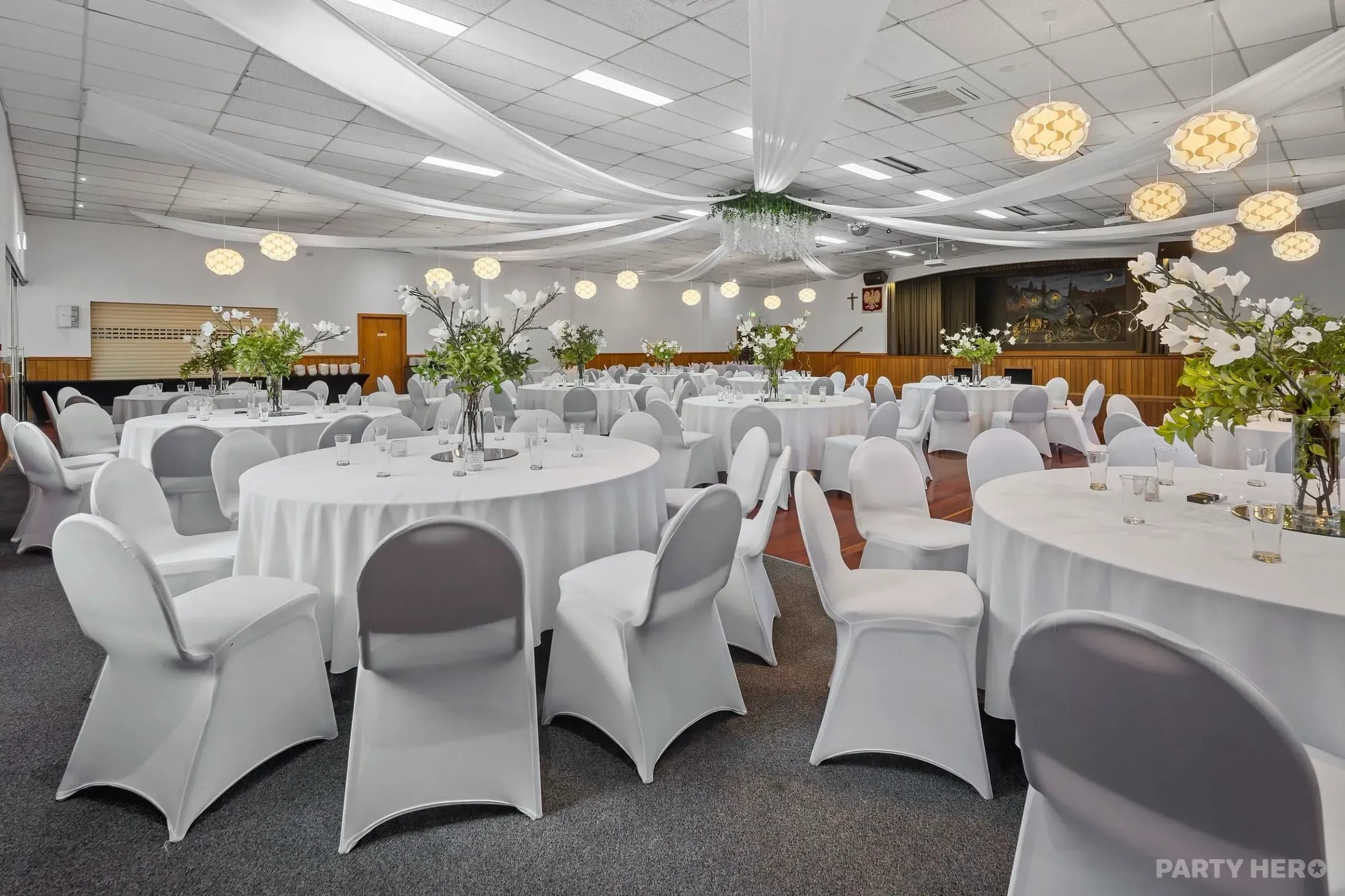 Large Hall at Polish House Syrena - party venue in Melbourne