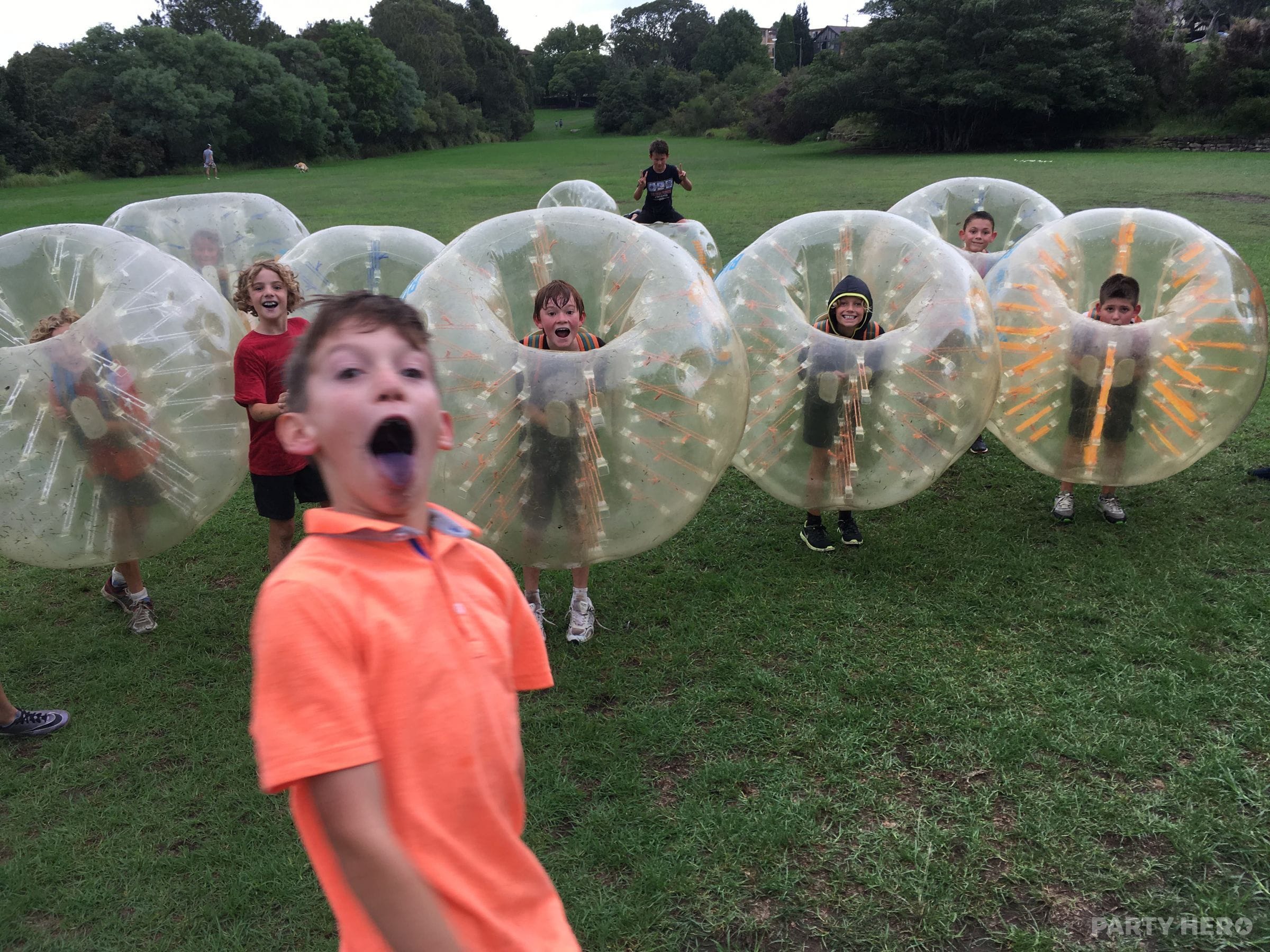Bubble Soccer Hire activity in Sydney - group bookings