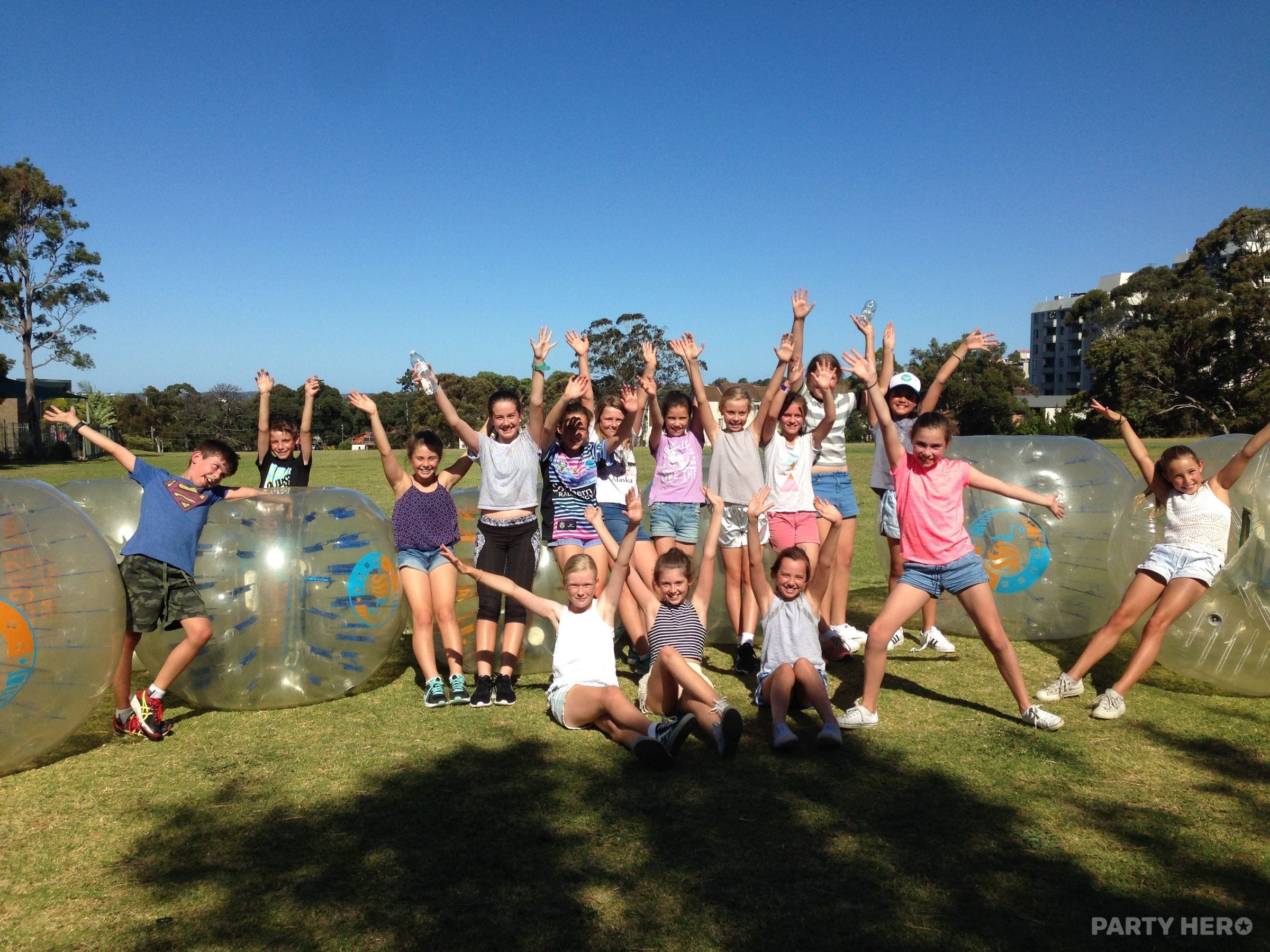 Bubble Soccer Hire activity in Sydney - group bookings