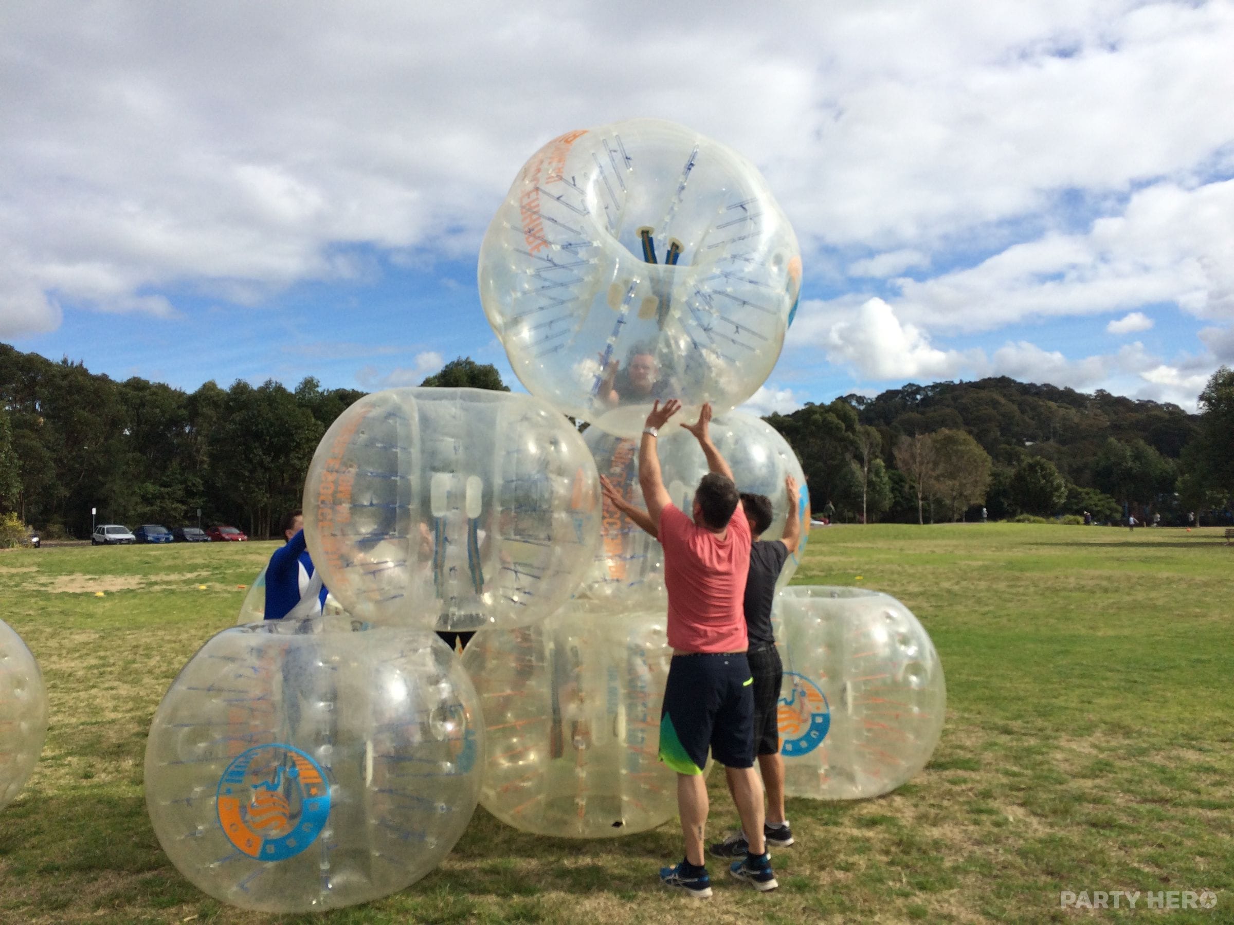 Bubble Soccer Hire activity in Sydney - group bookings