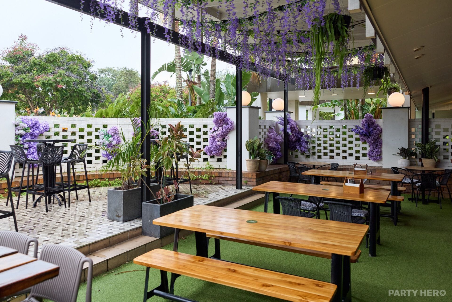 The Courtyard at The Kenmore - party venue in Brisbane