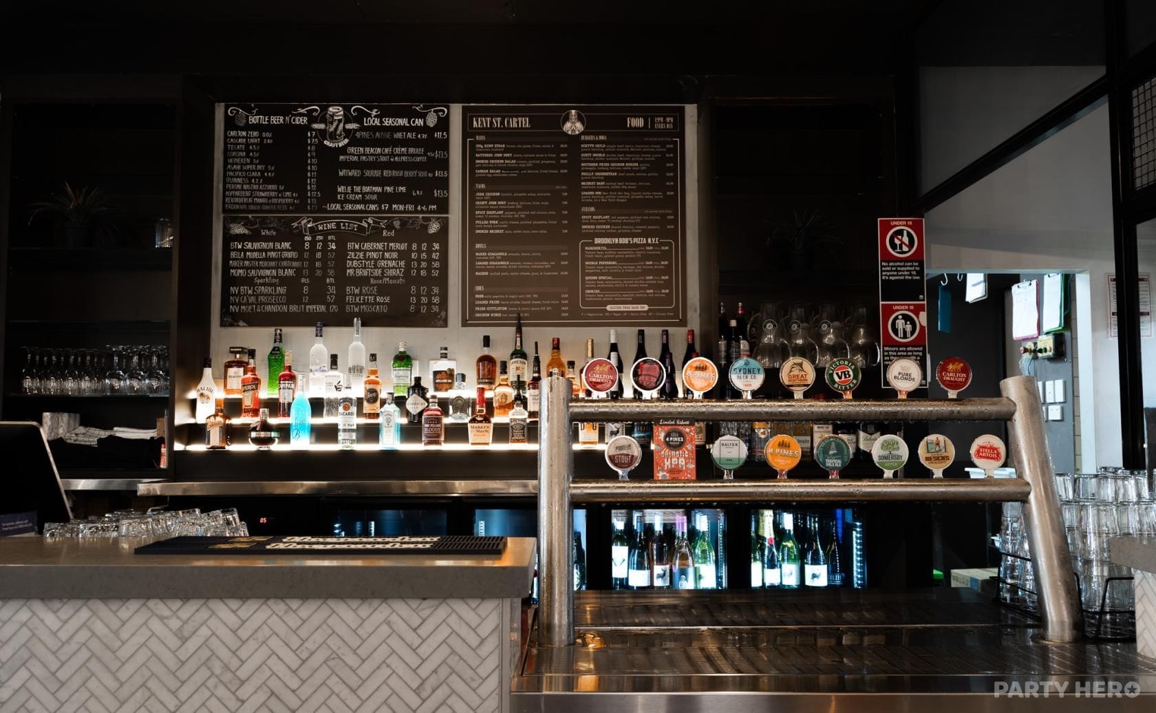 Upstairs Exclusive at Albion Place Hotel - party venue hire