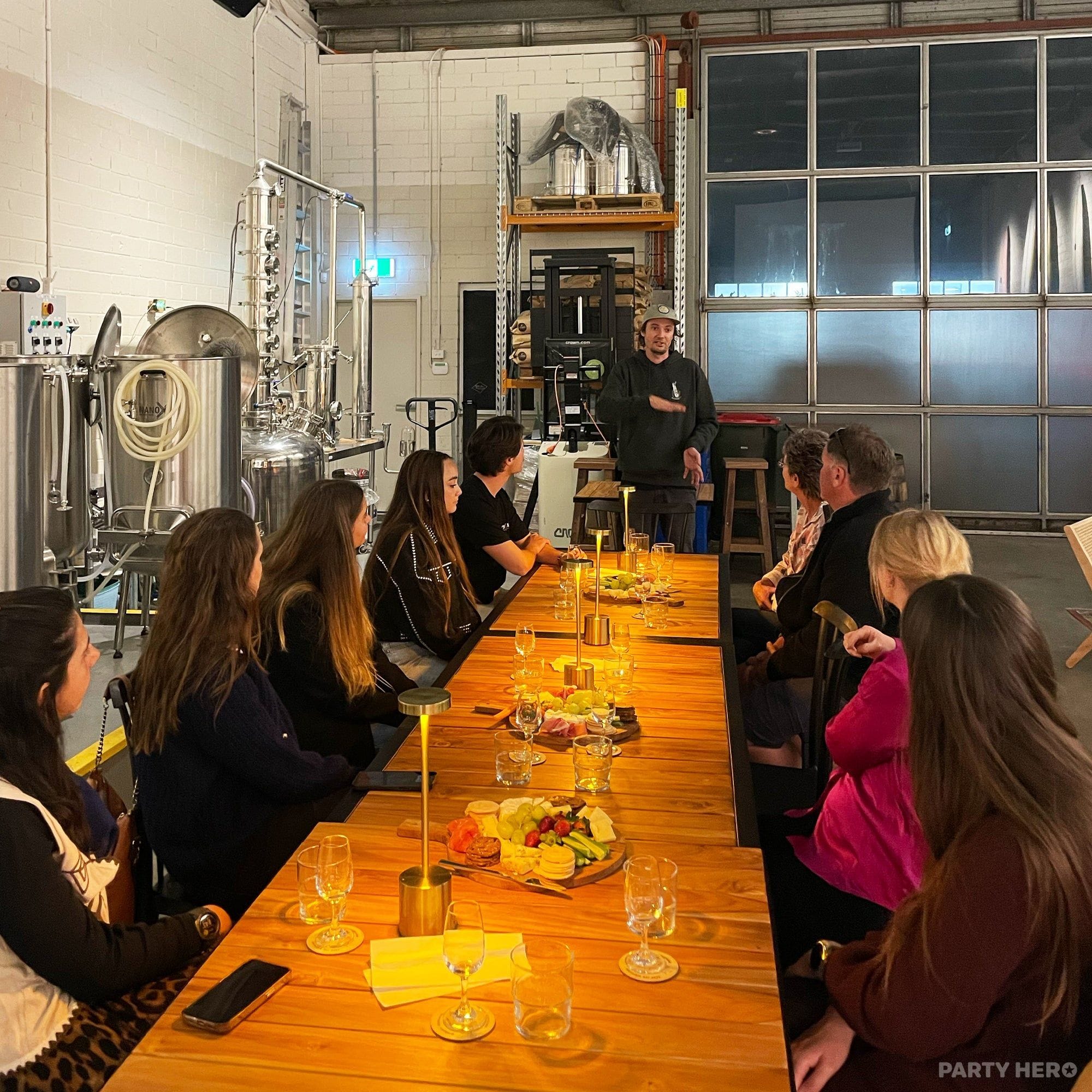 Hang 10 Distillery paint & sip in Sydney - group bookings