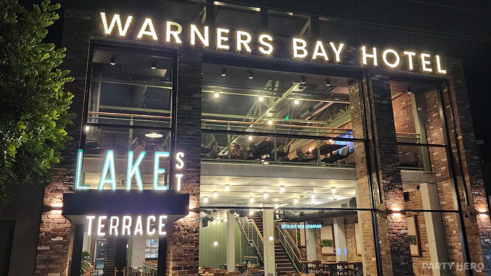 Lake St Terrace at Warners Bay Hotel - party venue in Newcastle