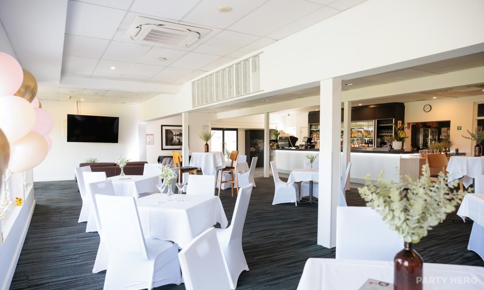 Park View Bar at Moore Park Golf Club - party venue hire