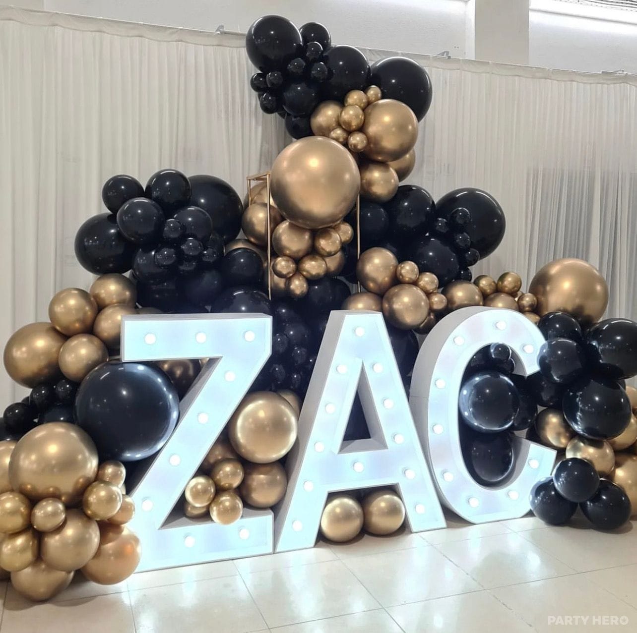 Zeus Letter Lights - event signage in Sydney