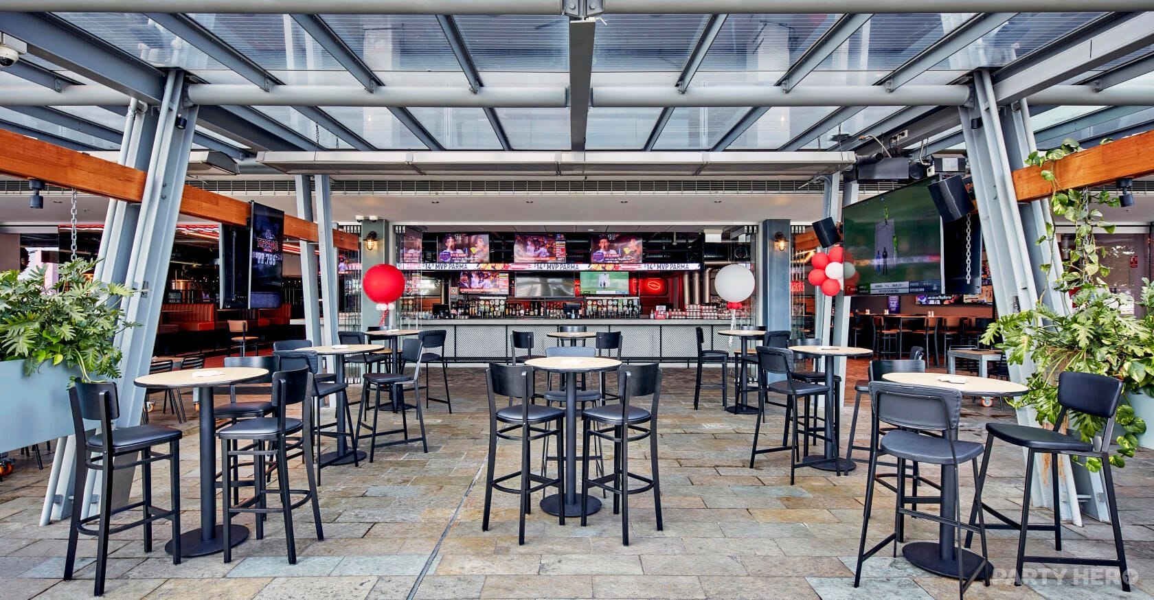 Brew View at The Sporting Globe King Street Wharf - party venue hire