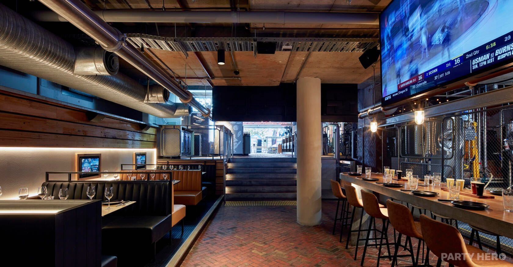 Brew View at The Sporting Globe King Street Wharf - party venue hire
