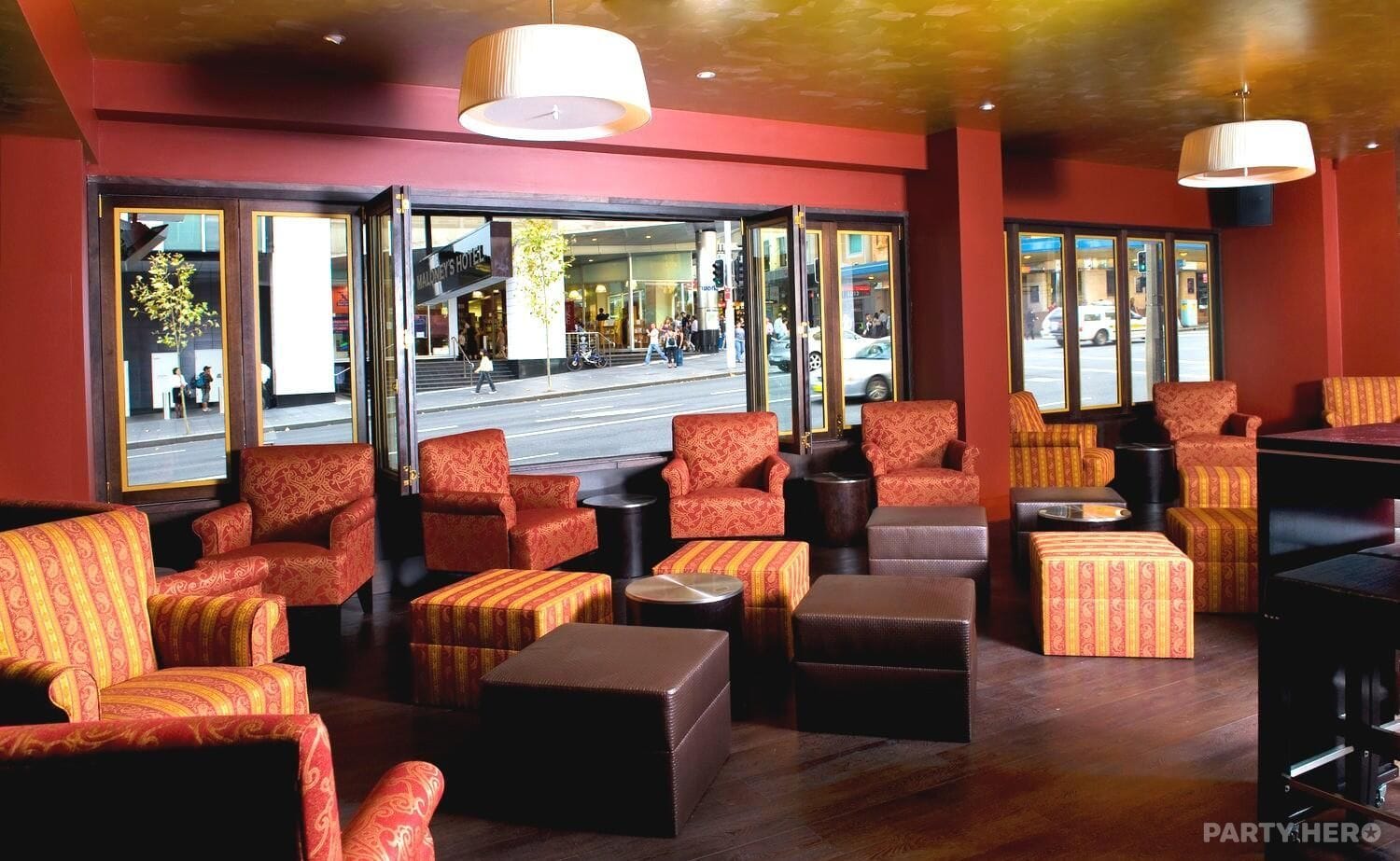 Lounge at Maloney's Hotel - party venue hire