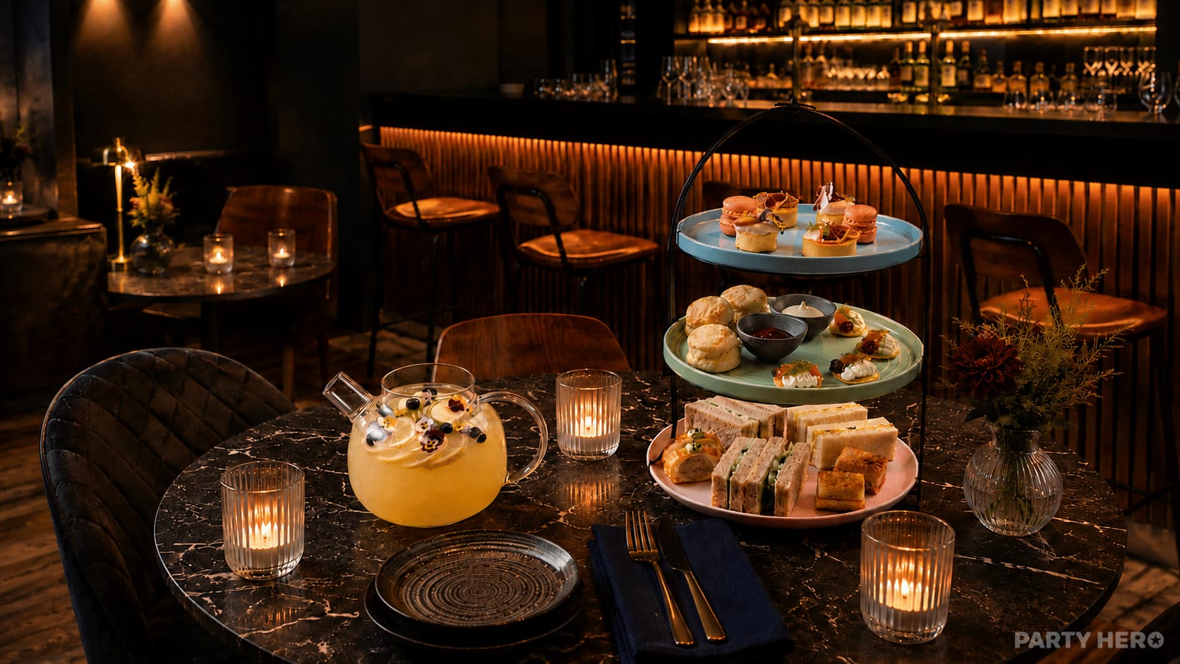 The Fox Hole high tea in Sydney - group bookings