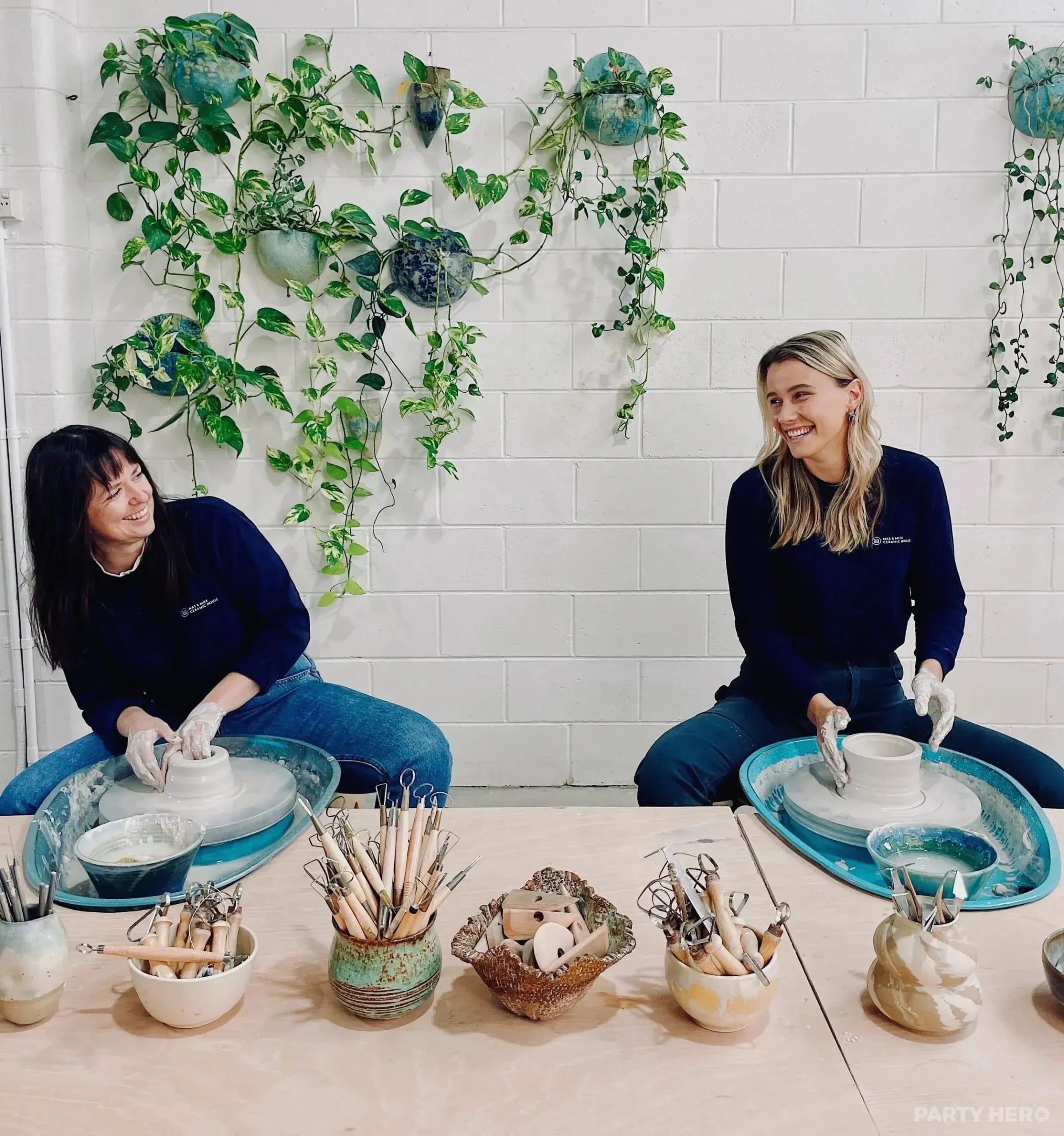 Mas & Miek Ceramic House - paint and sip in Brisbane