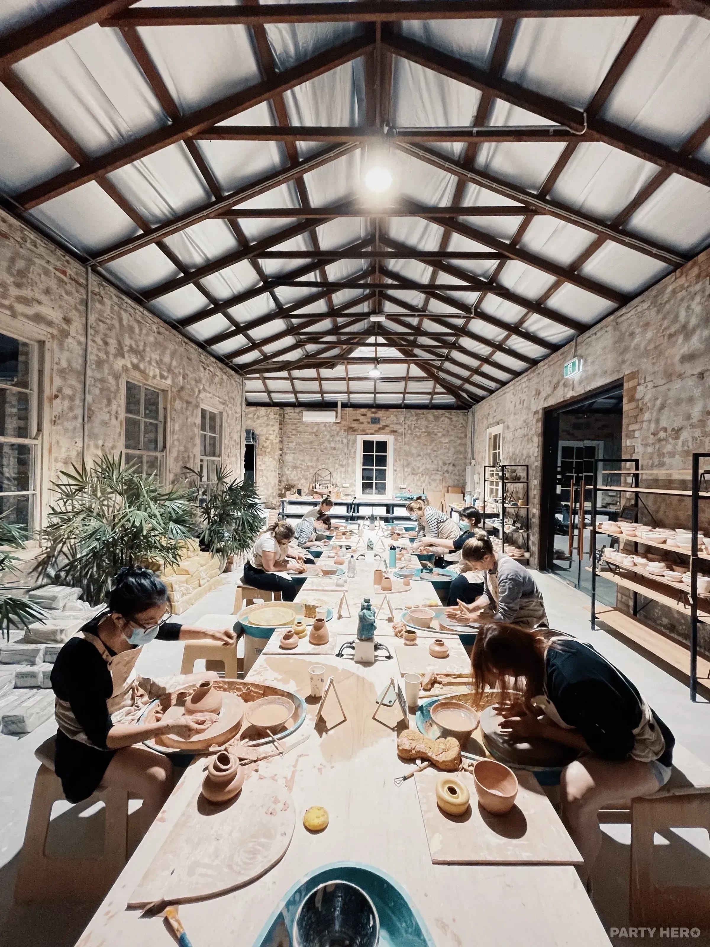 Mas & Miek Ceramic House - paint and sip in Brisbane