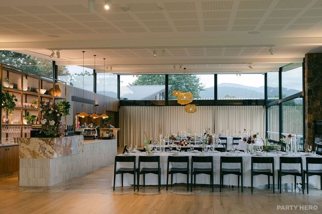 Glasshouse at Boat O'Craigo - party venue in the Yarra Valley