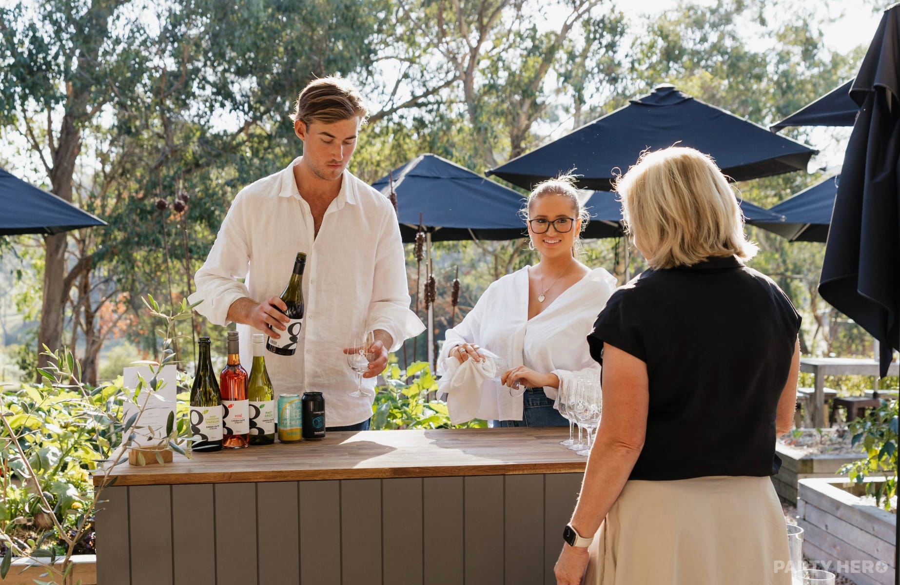 Green Olive at Red Hill - party venue on the Mornington Peninsula