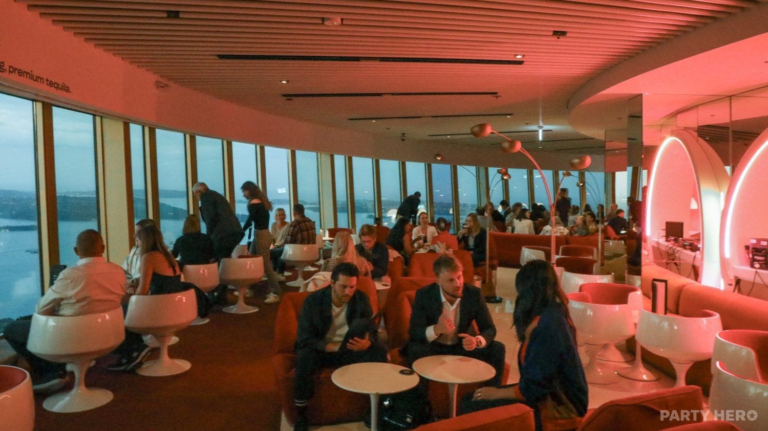 Bar 83 at Sydney Tower - party venue in Sydney