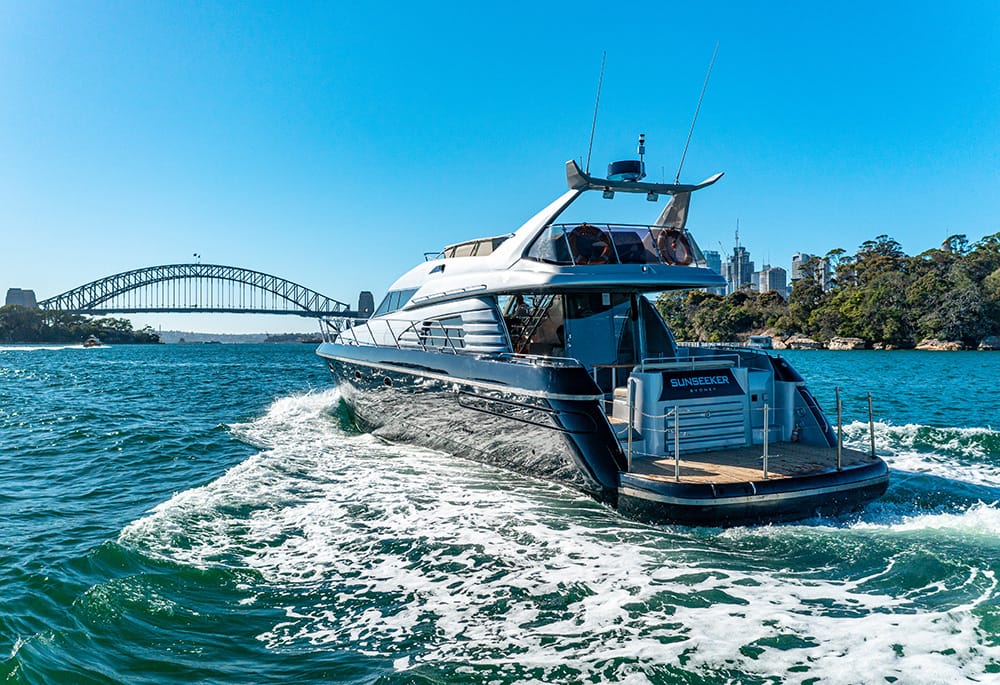 Sunseeker - Sydney Harbour boat hire