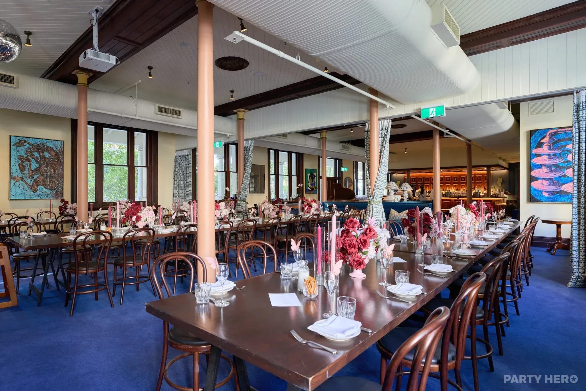 Club Felix at Naldham House - party venue in Brisbane