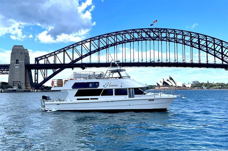 Heaven - Sydney Harbour boat hire