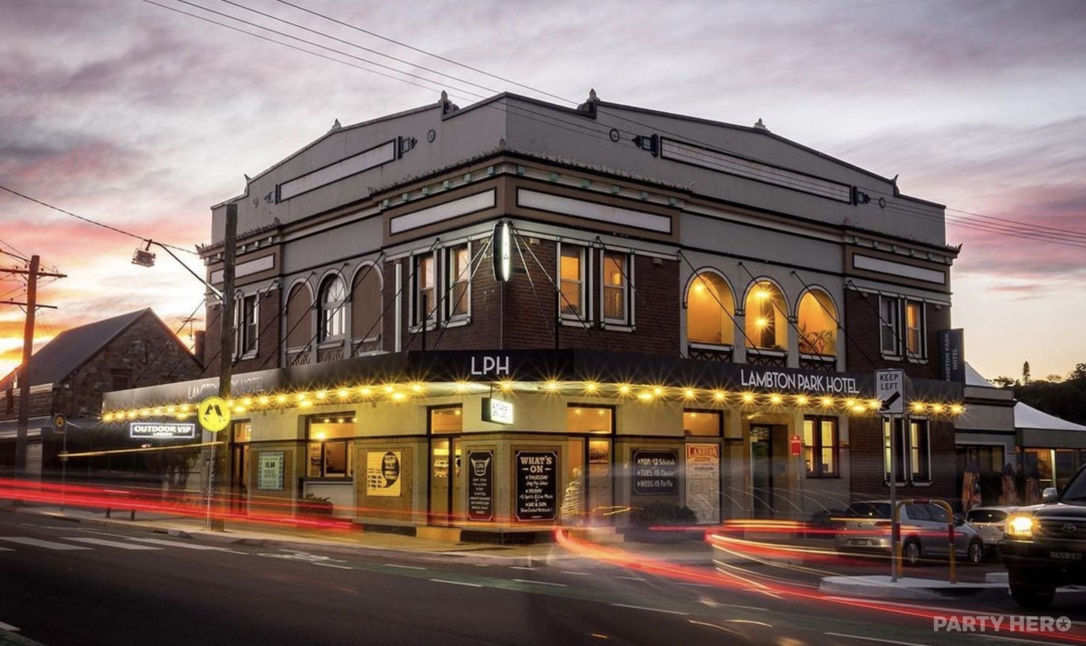 Lambton Park Hotel - party venue in Newcastle