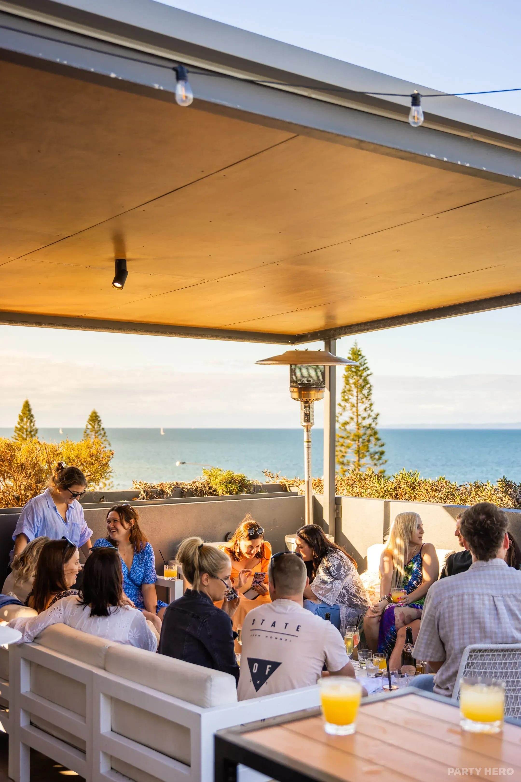 Rooftop at Sunny's Margate Beach - party venue in Brisbane