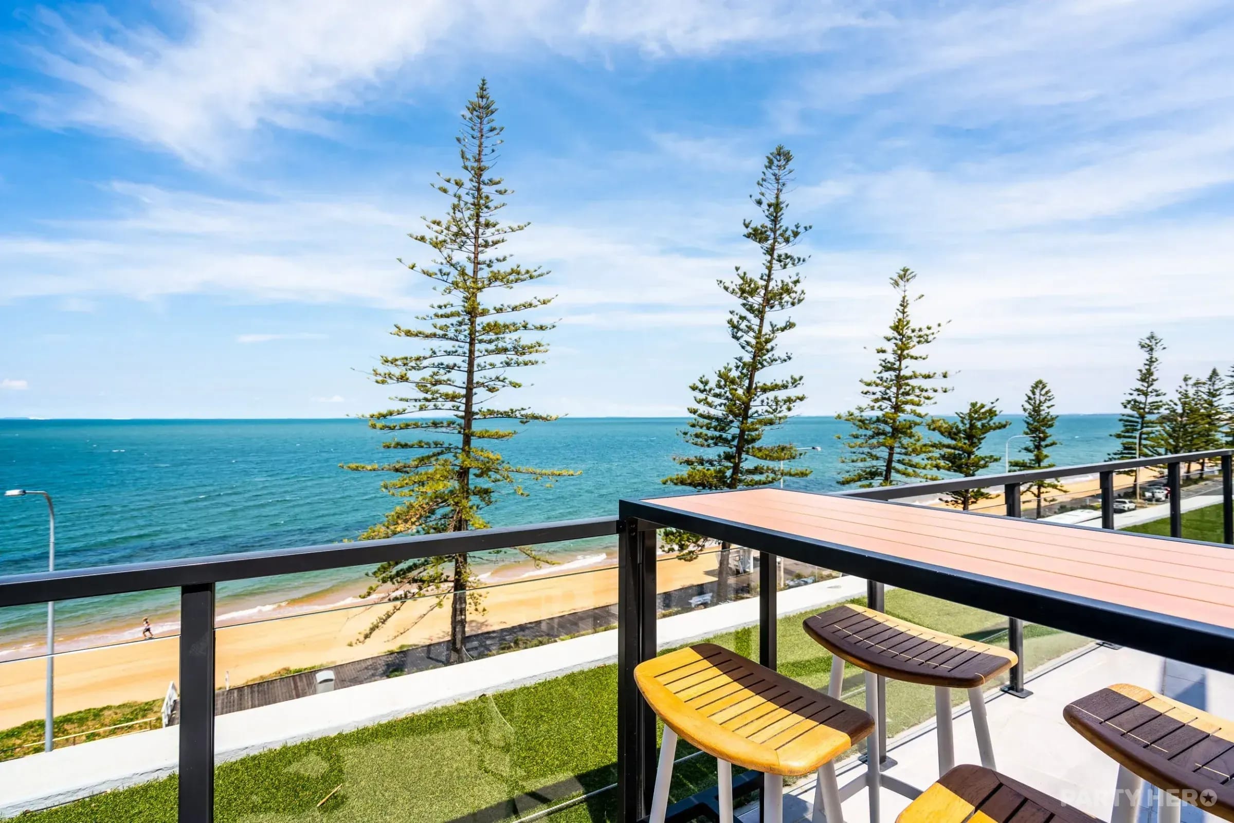 Rooftop at Sunny's Margate Beach - party venue in Brisbane