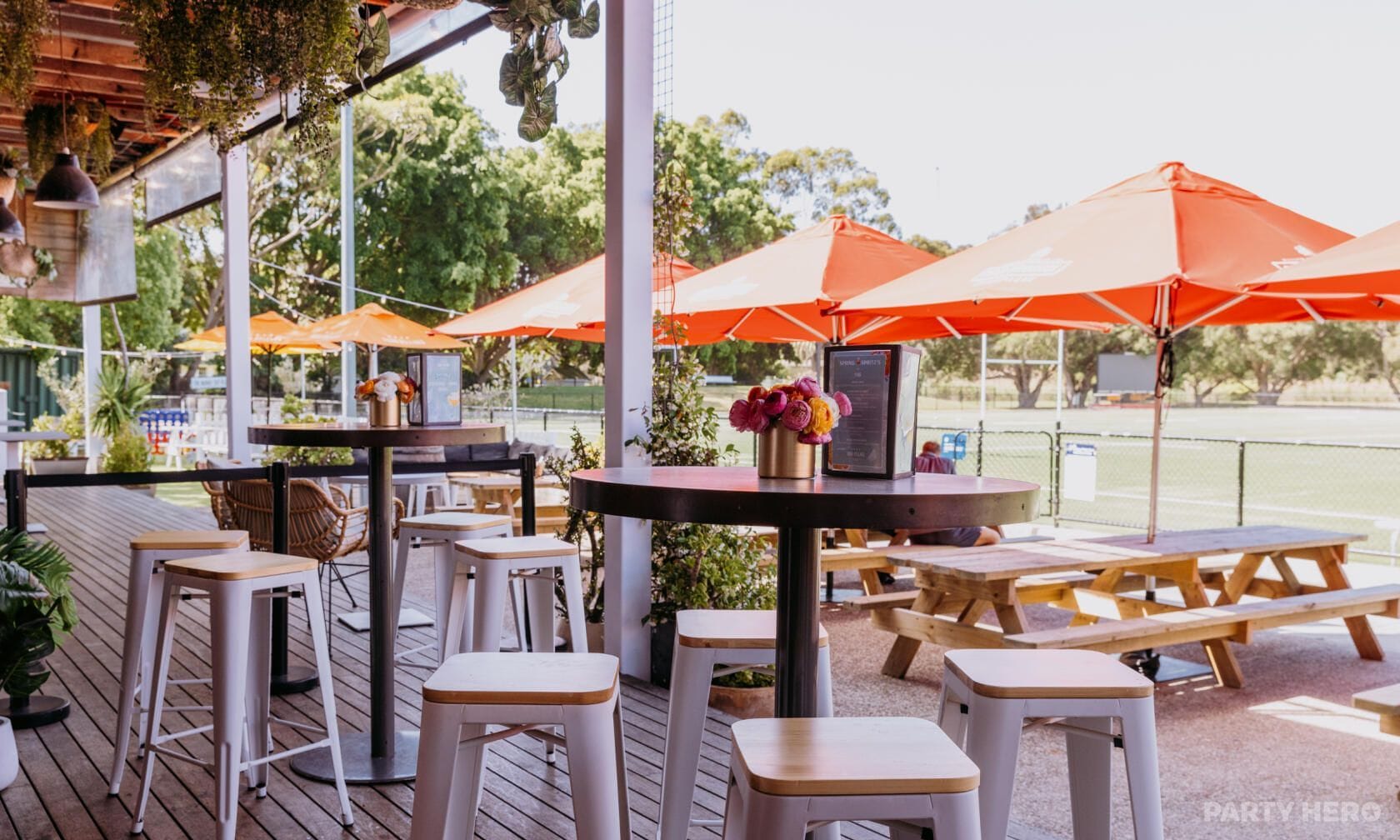 The Deck at The Field Bar - party venue hire