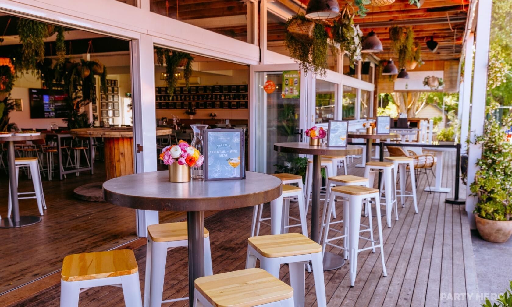The Deck at The Field Bar - party venue hire