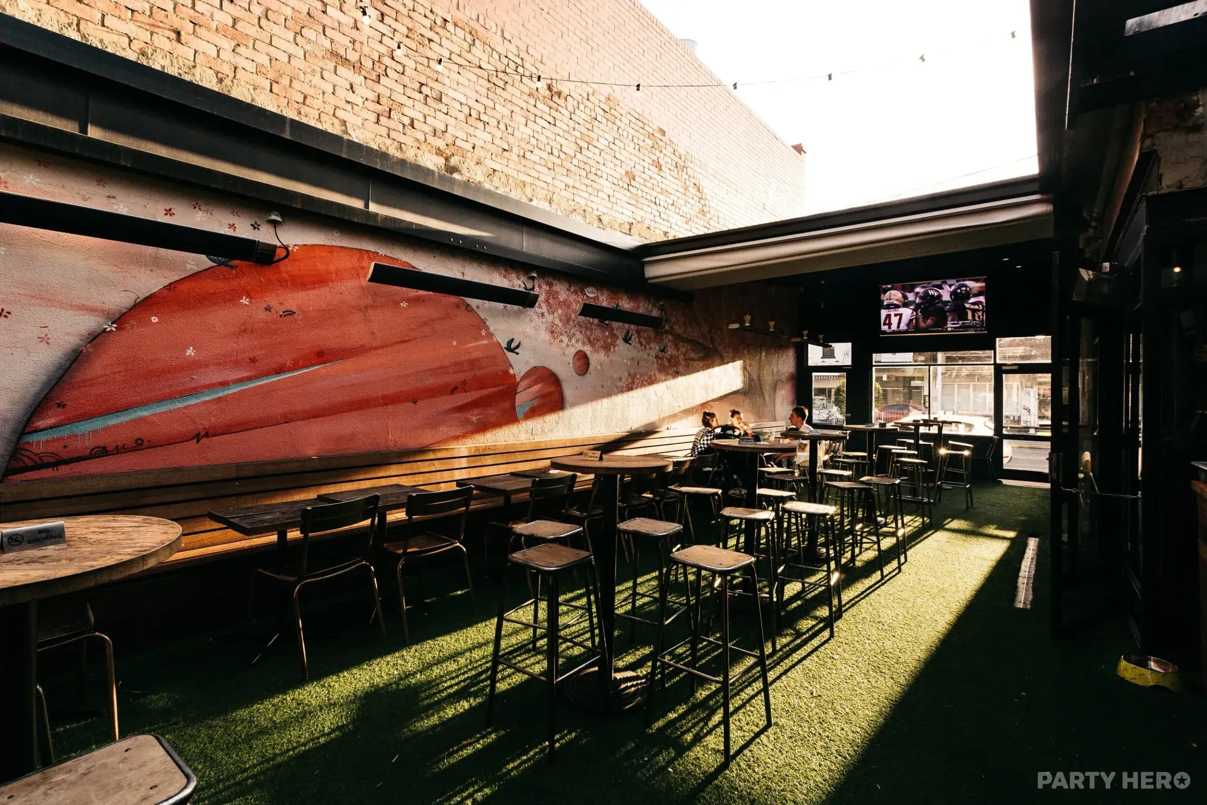 Beer Garden at The Empress Hotel - party venue in Melbourne