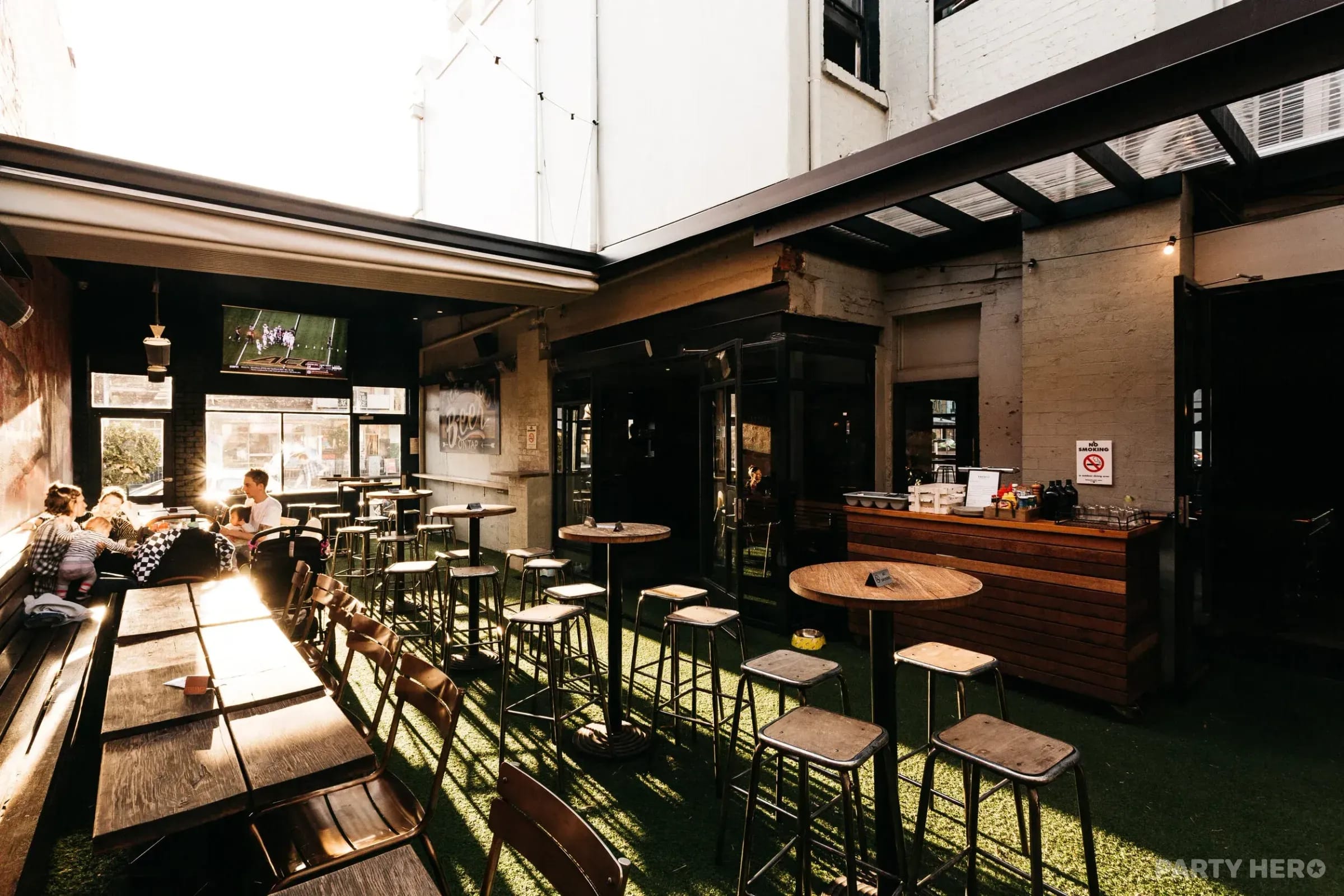 Beer Garden at The Empress Hotel - party venue in Melbourne