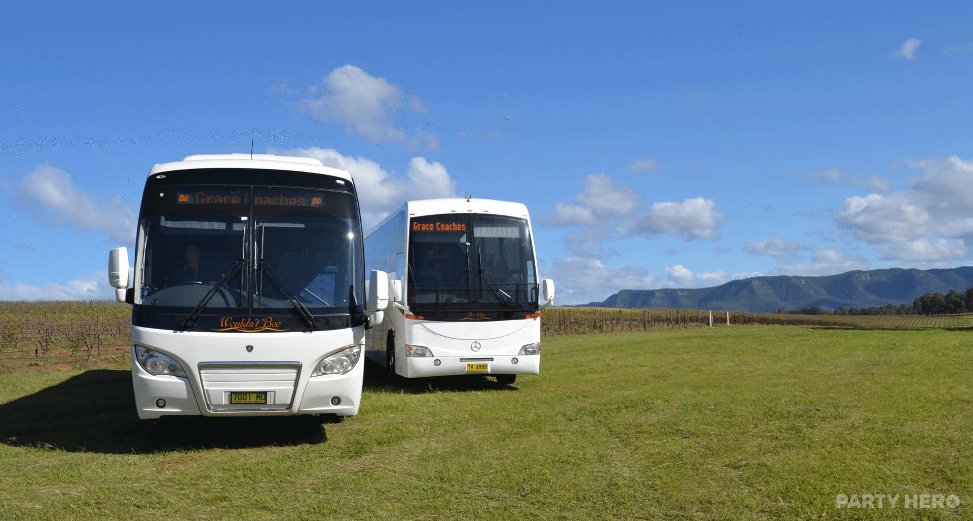 Grace Coaches - bus and coach hire in the Hunter Valley