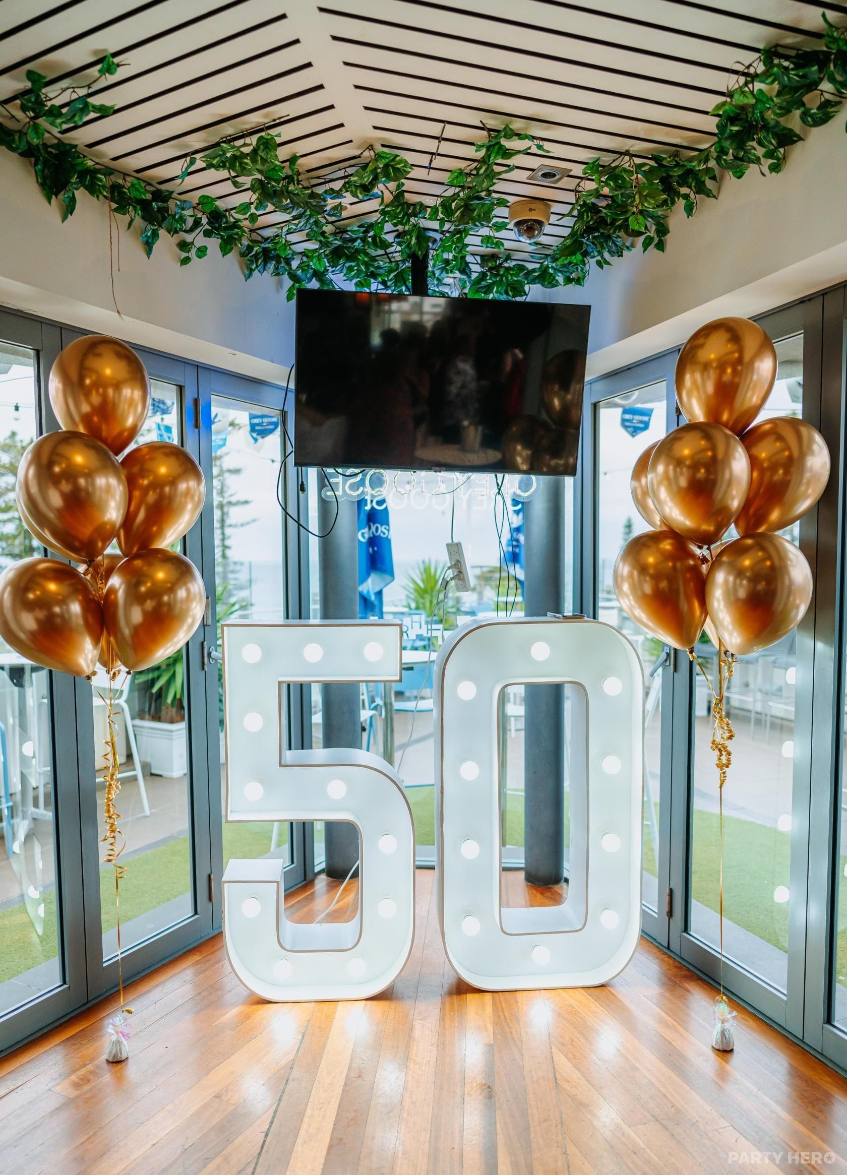 Rooftop Garden Bar at New Brighton Hotel - party venue hire
