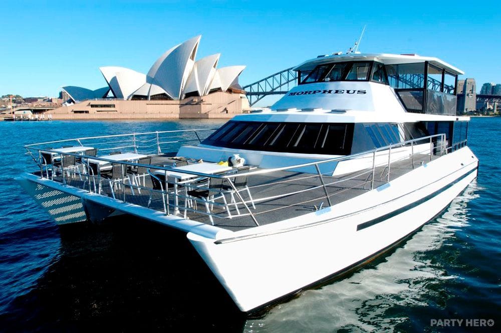 Morpheus large function boat hire on Sydney Harbour