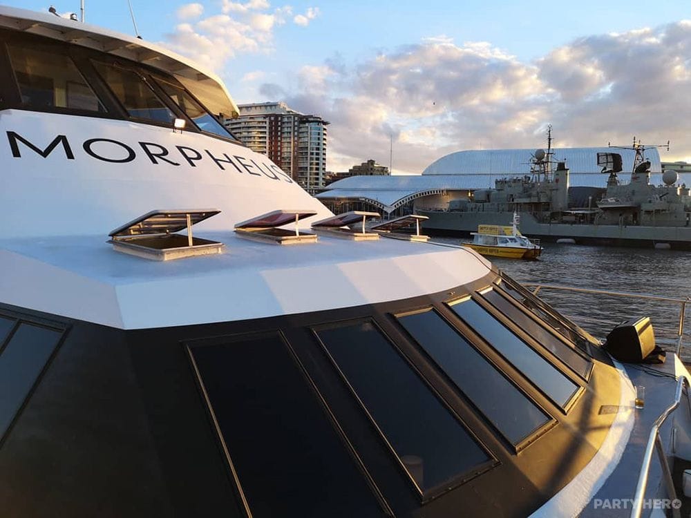 Morpheus large function boat hire on Sydney Harbour