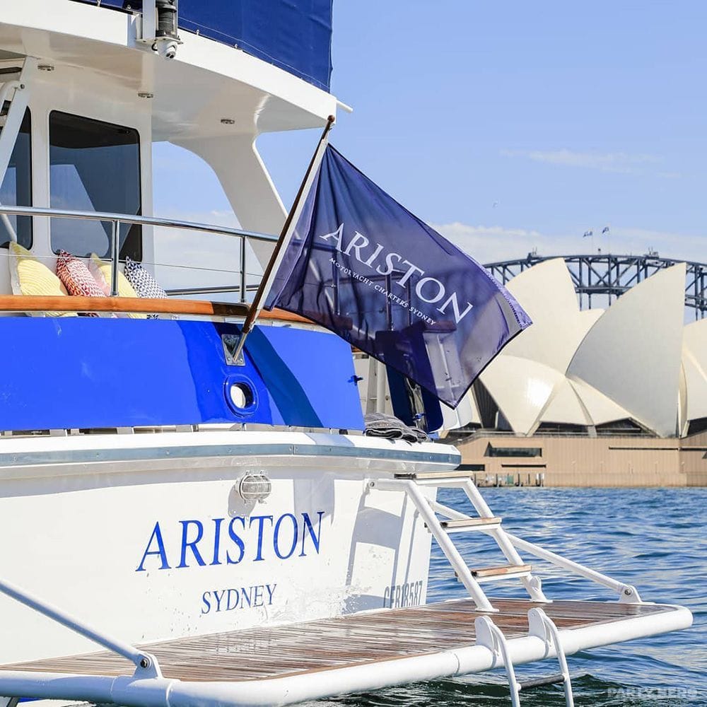 Ariston yacht hire on Sydney Harbour