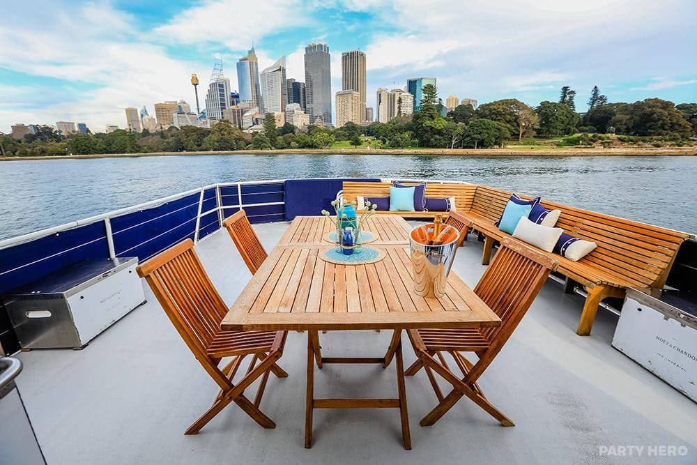 Ariston yacht hire on Sydney Harbour