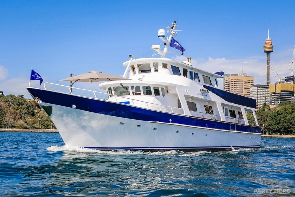 Ariston yacht hire on Sydney Harbour