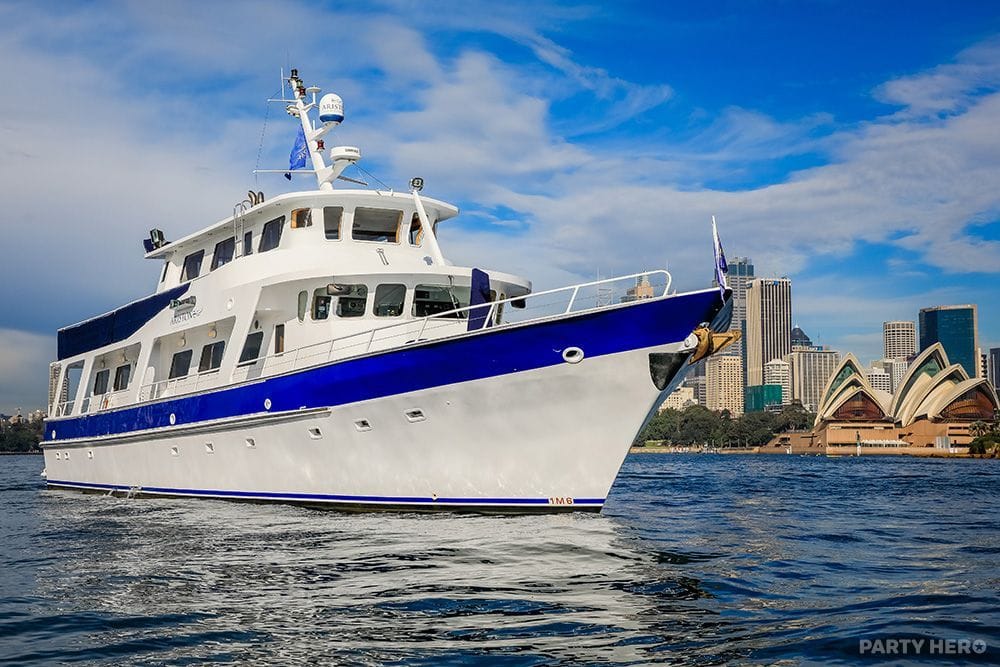 Ariston yacht hire on Sydney Harbour