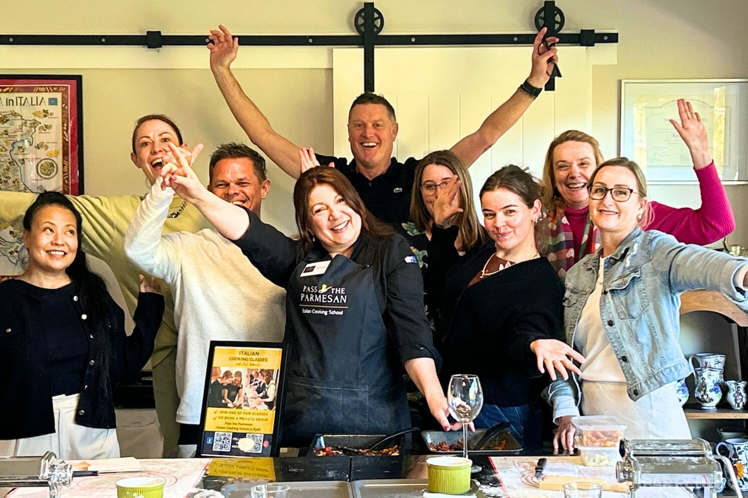 Pass the Parmesan Italian Cooking School cooking classes in Sydney - group bookings