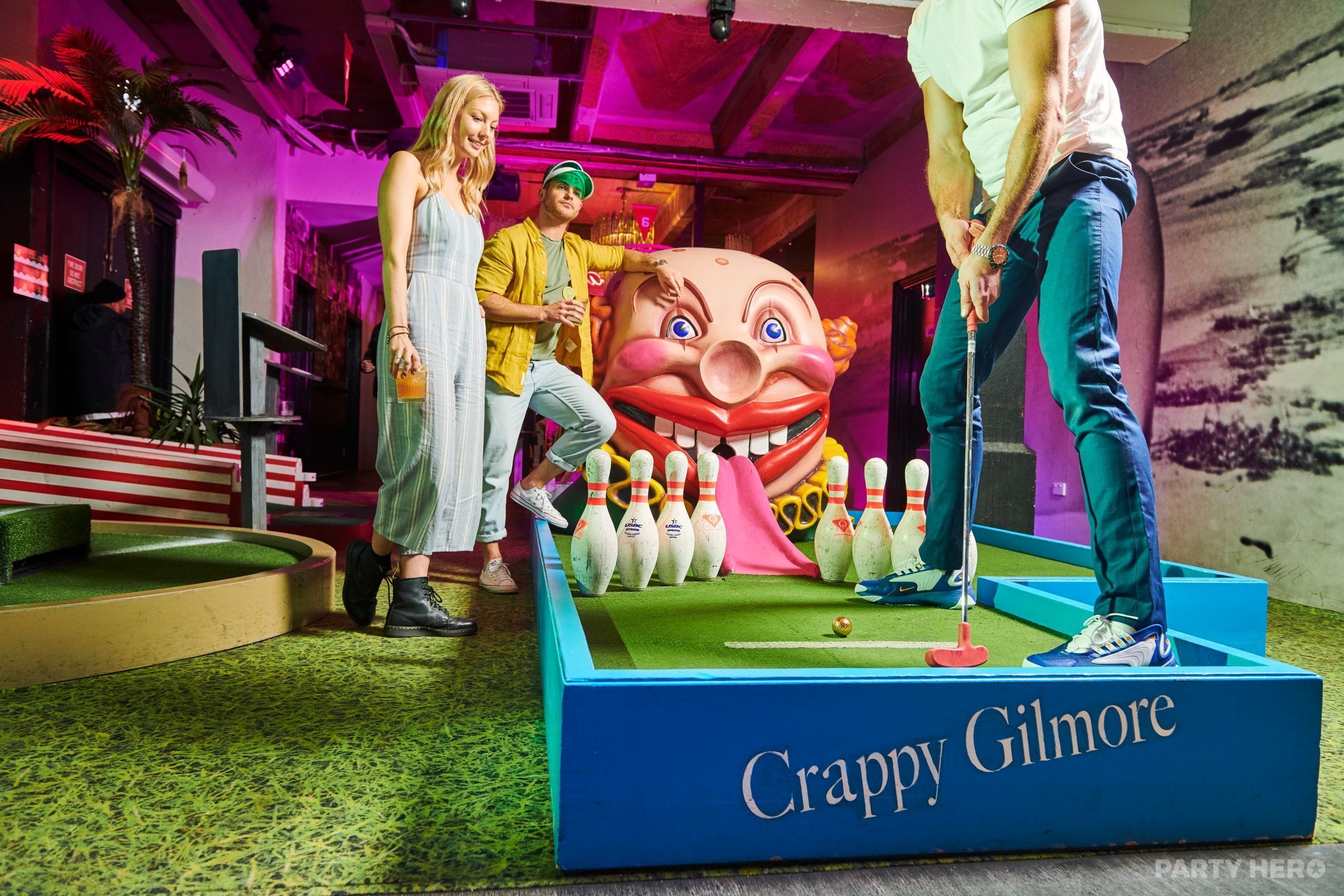 Holey Moley Chatswood mini golf in Sydney - group bookings