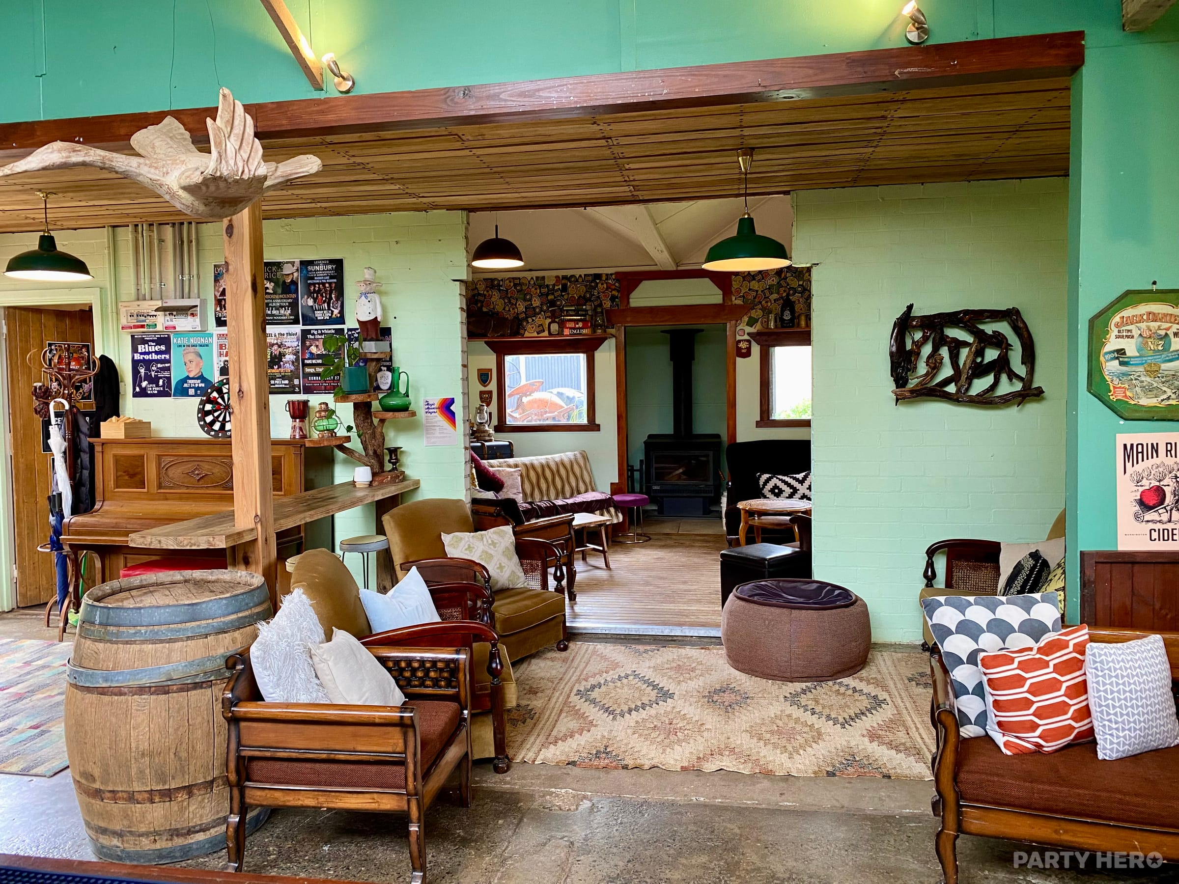 The Pig & Whistle - party venue on the Mornington Peninsula