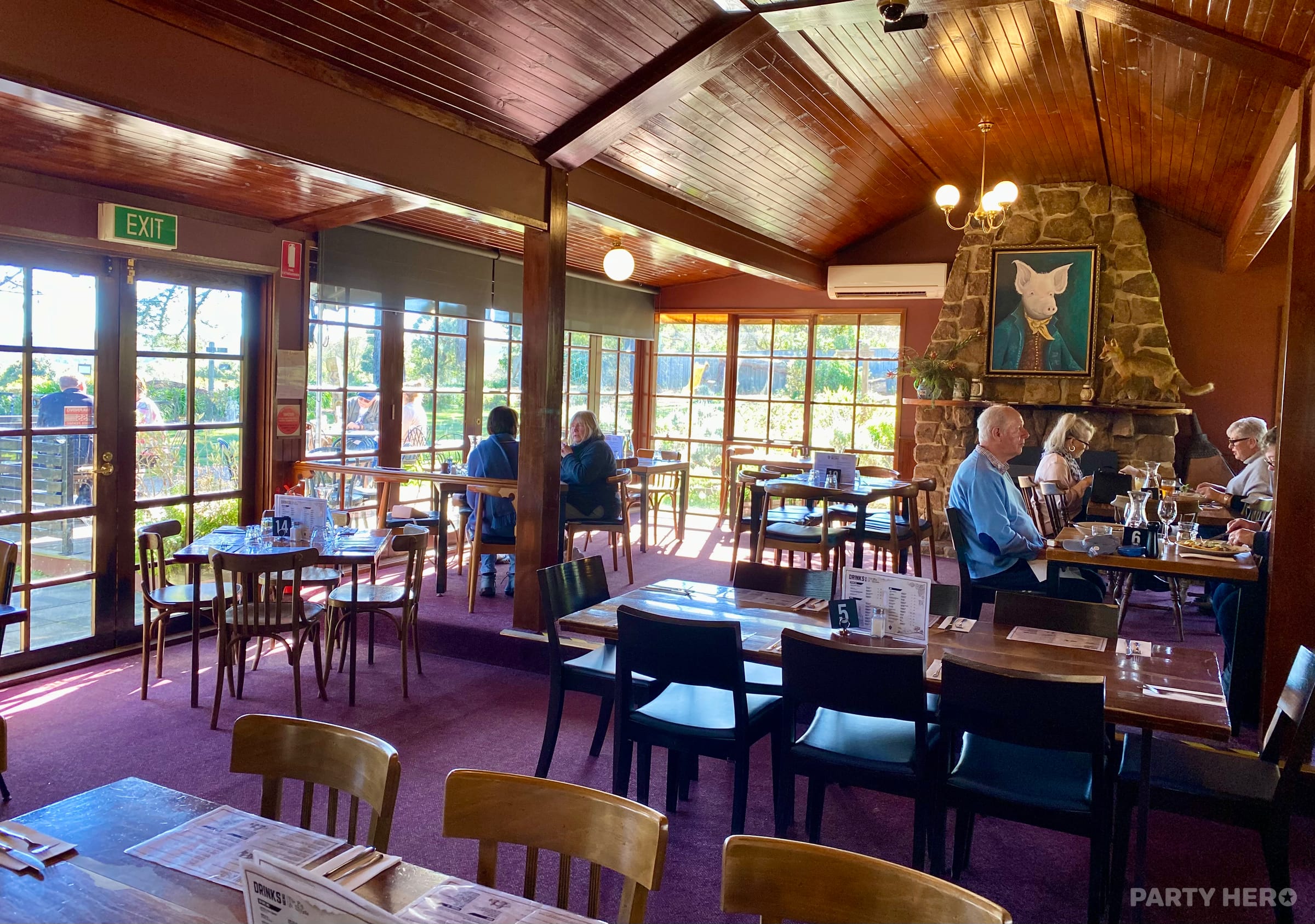 The Pig & Whistle - party venue on the Mornington Peninsula