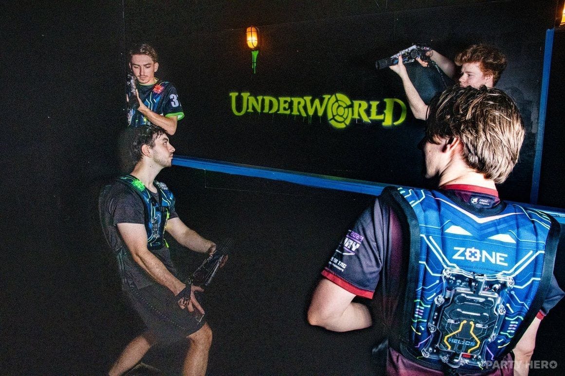 Underworld Laser paintball in Sydney - group bookings