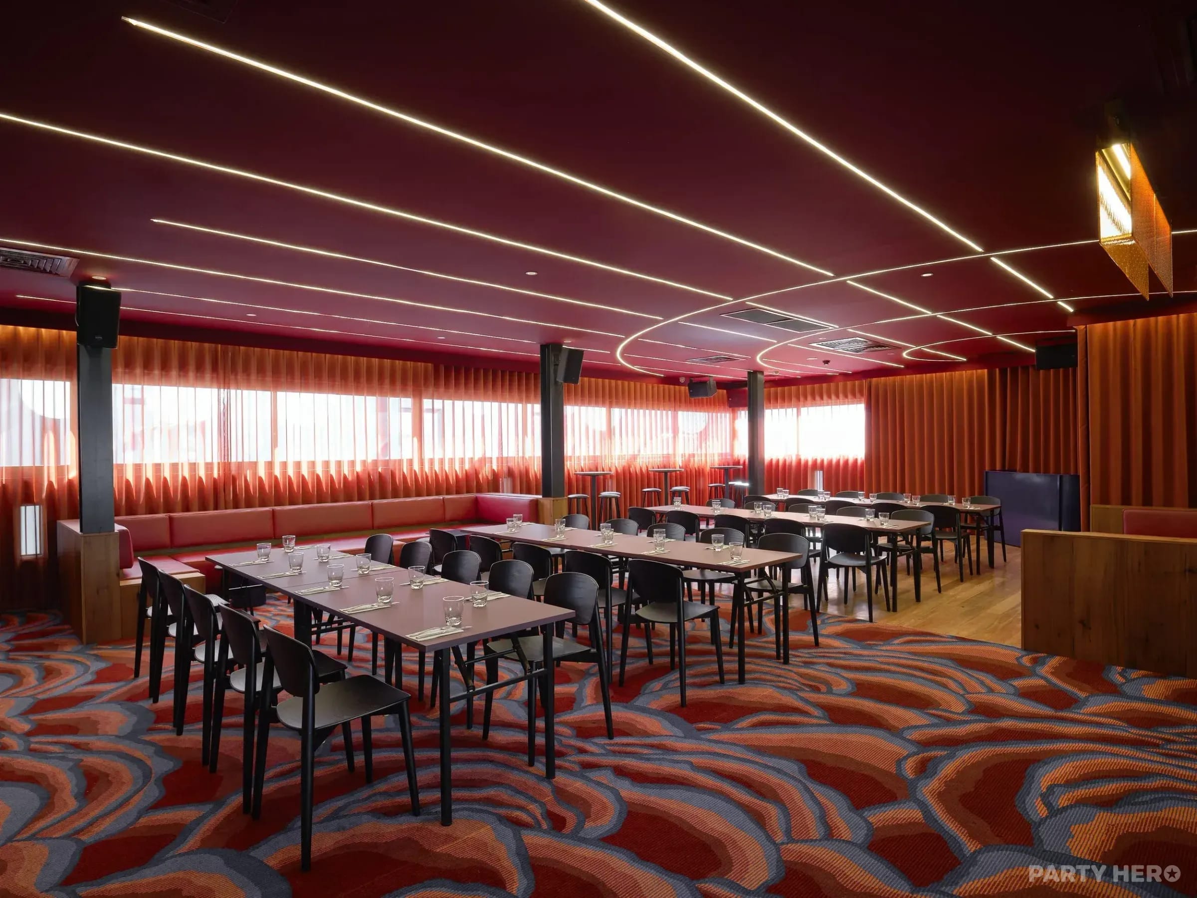 Upstairs at Royal Saxon - party venue in Melbourne
