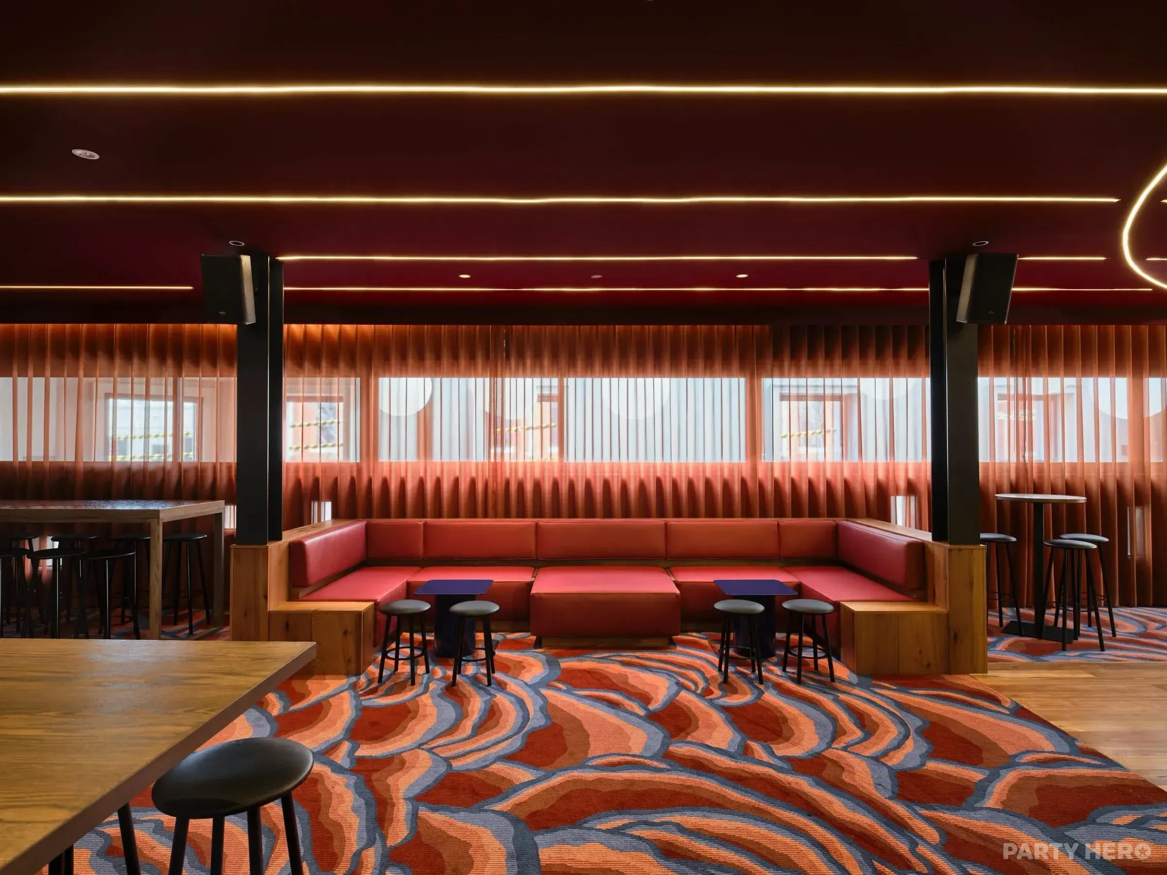 Upstairs at Royal Saxon - party venue in Melbourne