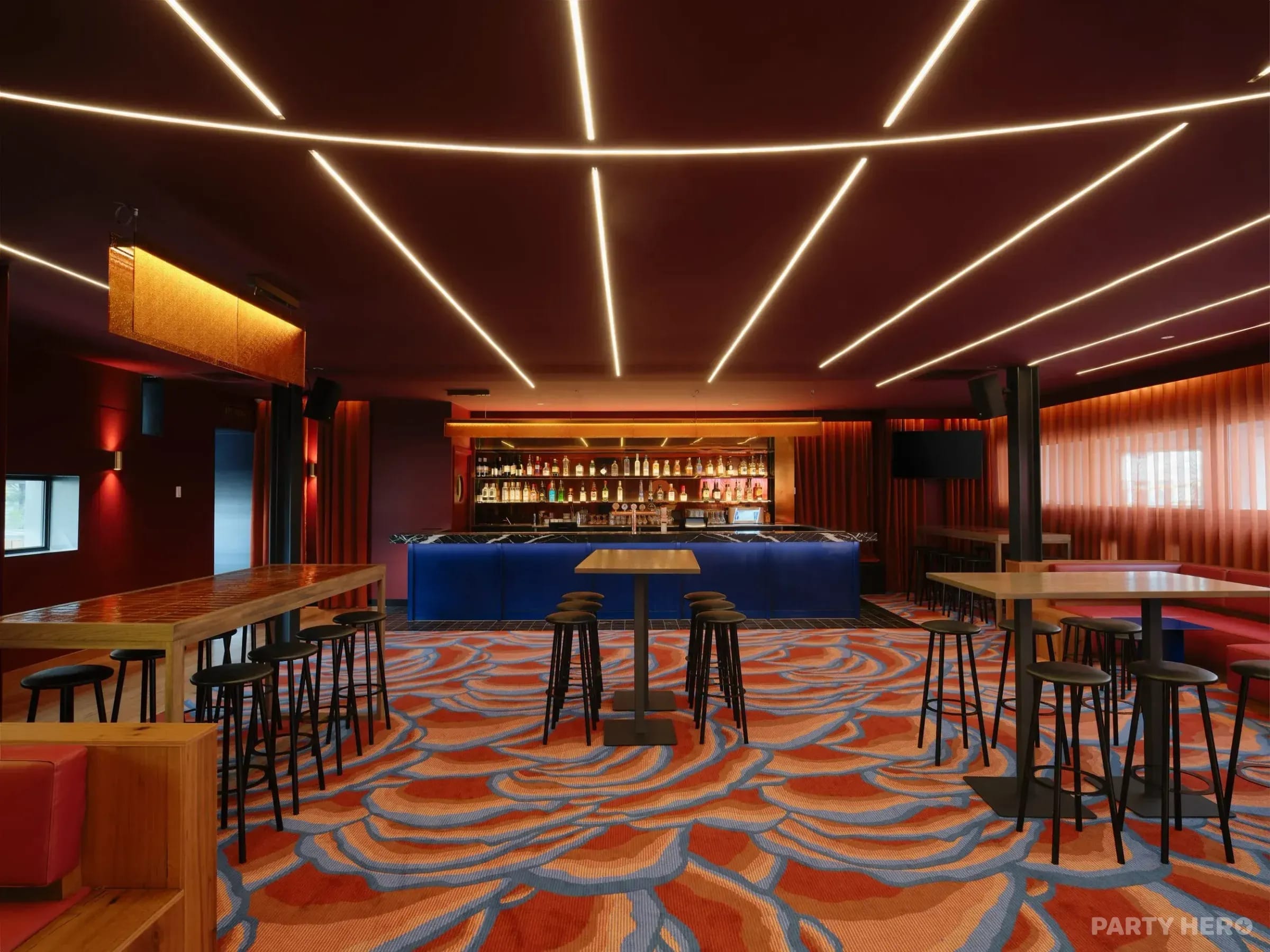 Upstairs at Royal Saxon - party venue in Melbourne