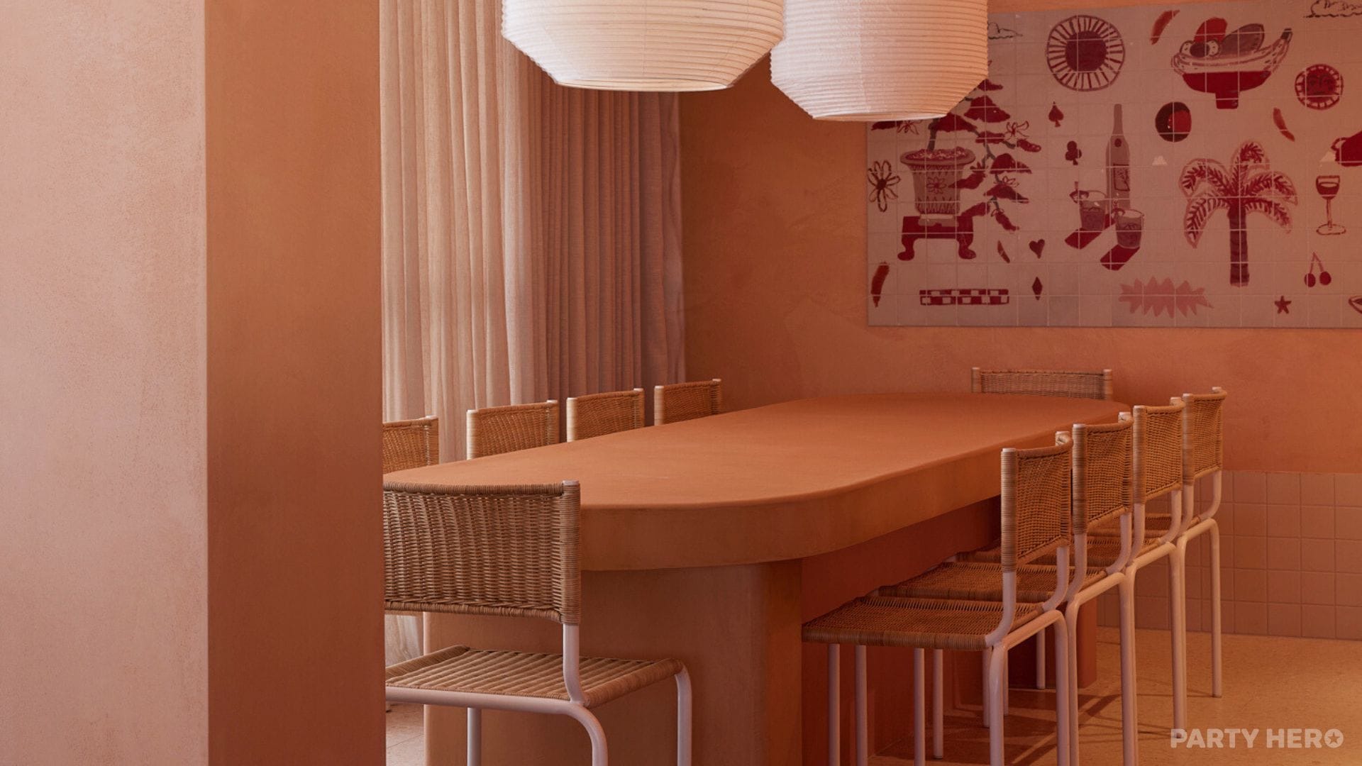 Private Dining Room at Light Years - party venue in Byron Bay
