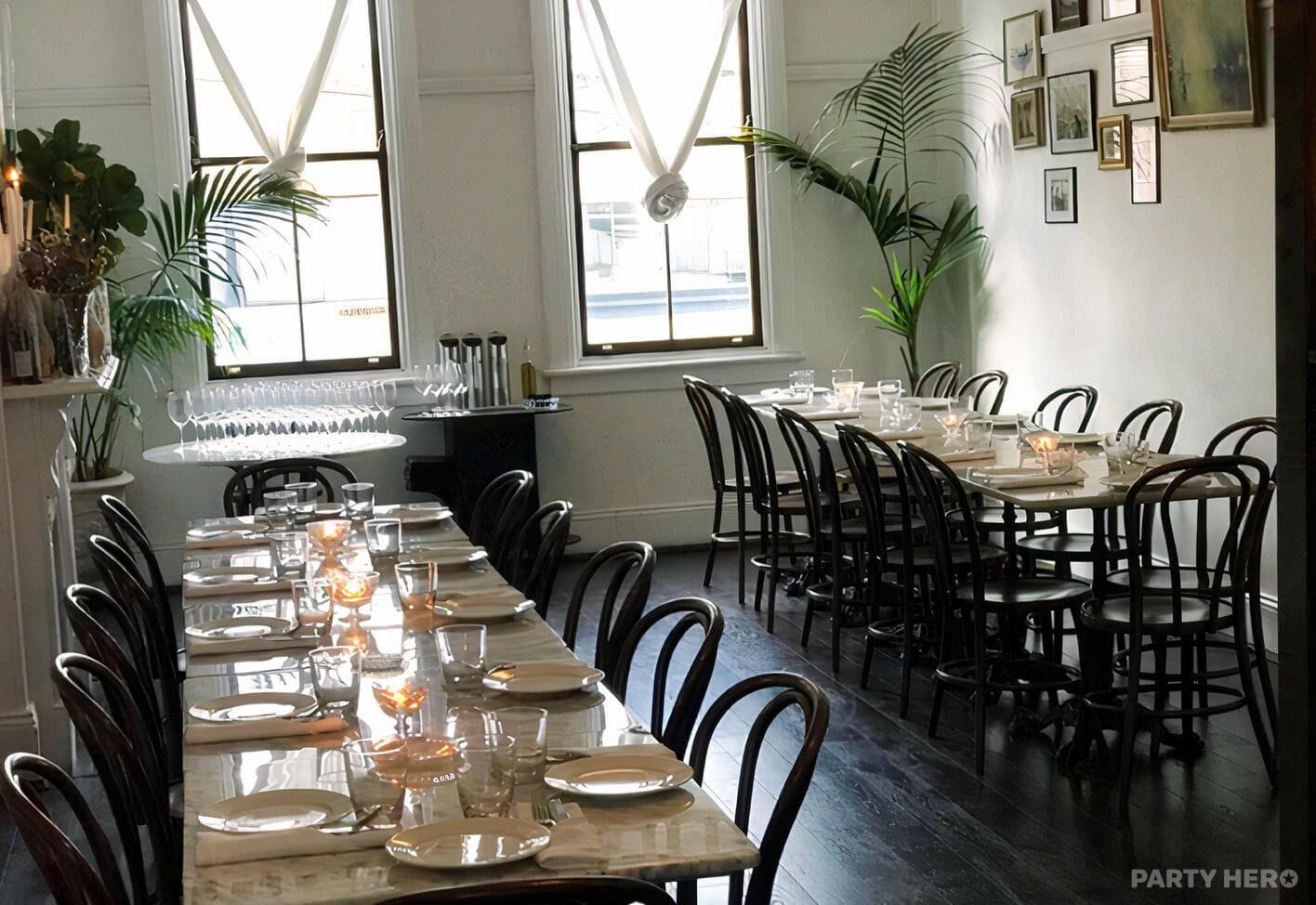 Private Dining Room at Osteria di Russo & Russo - party venue hire