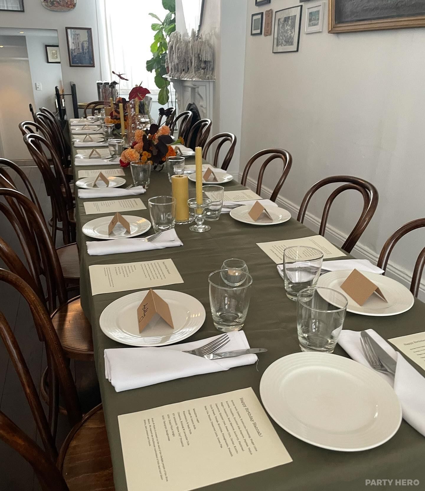 Private Dining Room at Osteria di Russo & Russo - party venue hire