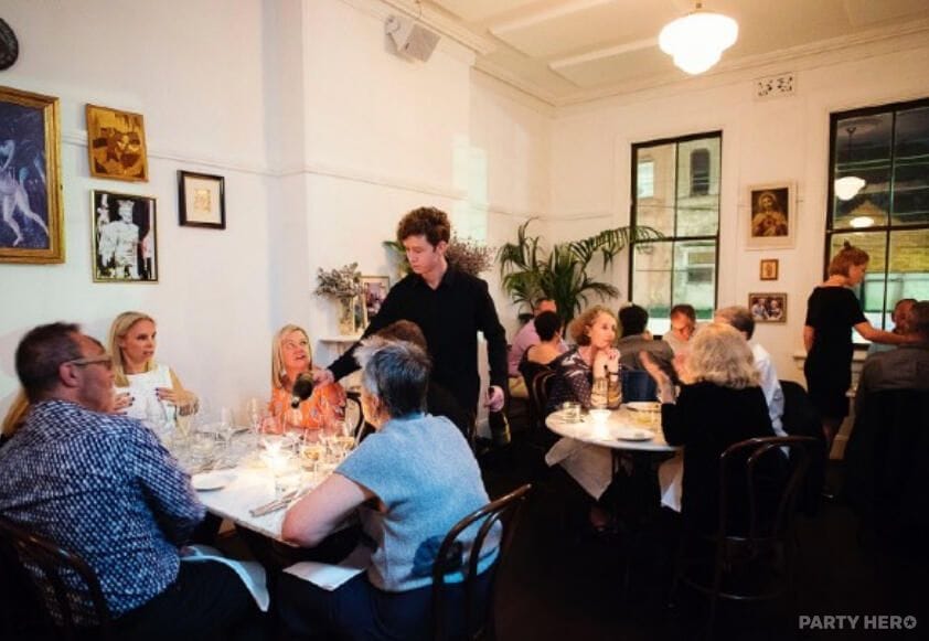 Private Dining Room at Osteria di Russo & Russo - party venue hire