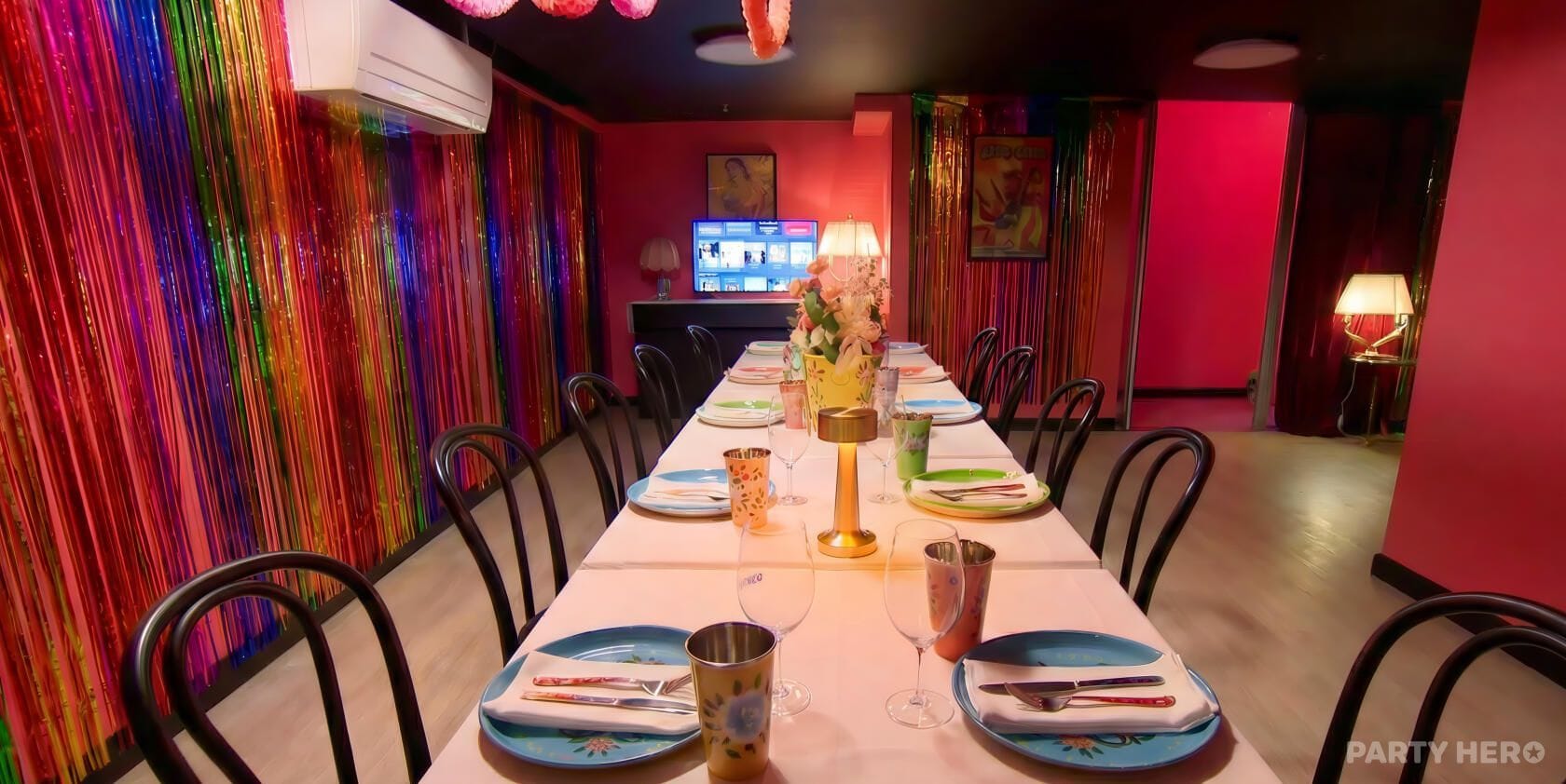 Private Dining Space at Pinky Ji - party venue hire